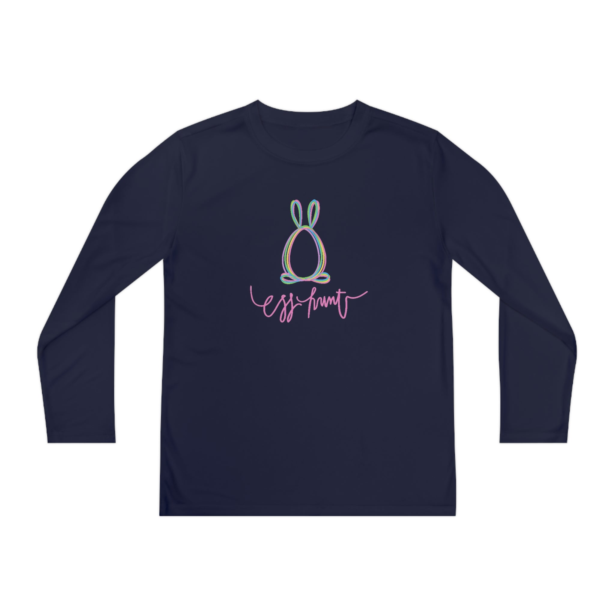 Egg Hunt Youth Long Sleeve Competitor Tee