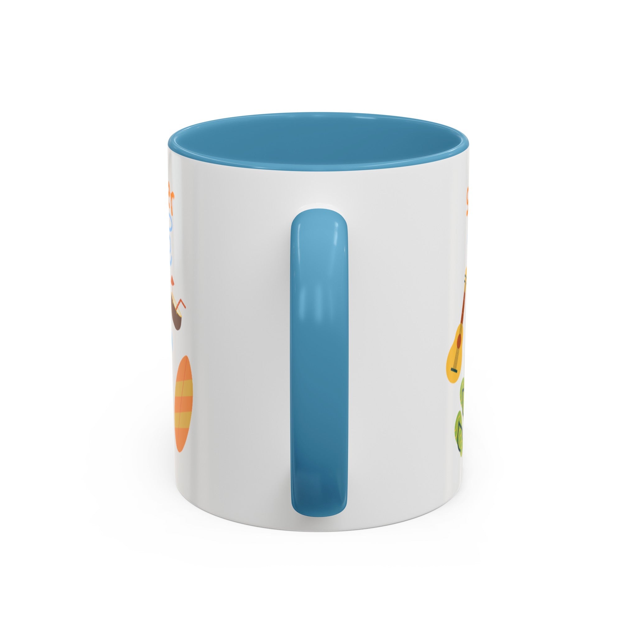 Summertime Fun Accent Coffee Mug (11, 15oz)