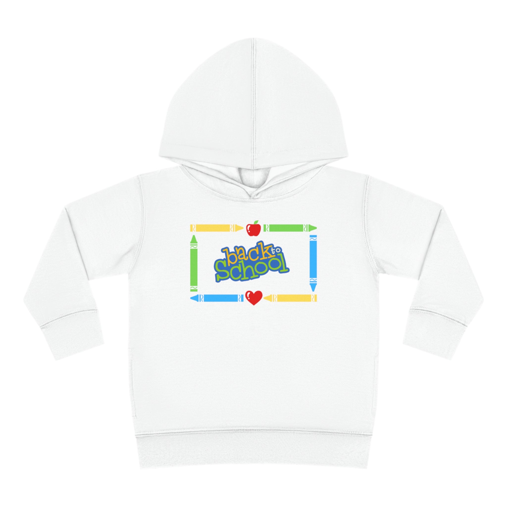 Back To School Toddler Pullover Fleece Hoodie