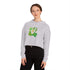 Retro St.Paddy's Day Women’s Cropped Hooded Sweatshirt