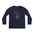 Meet Me Under The Mistletoe Youth Long Sleeve Competitor Tee