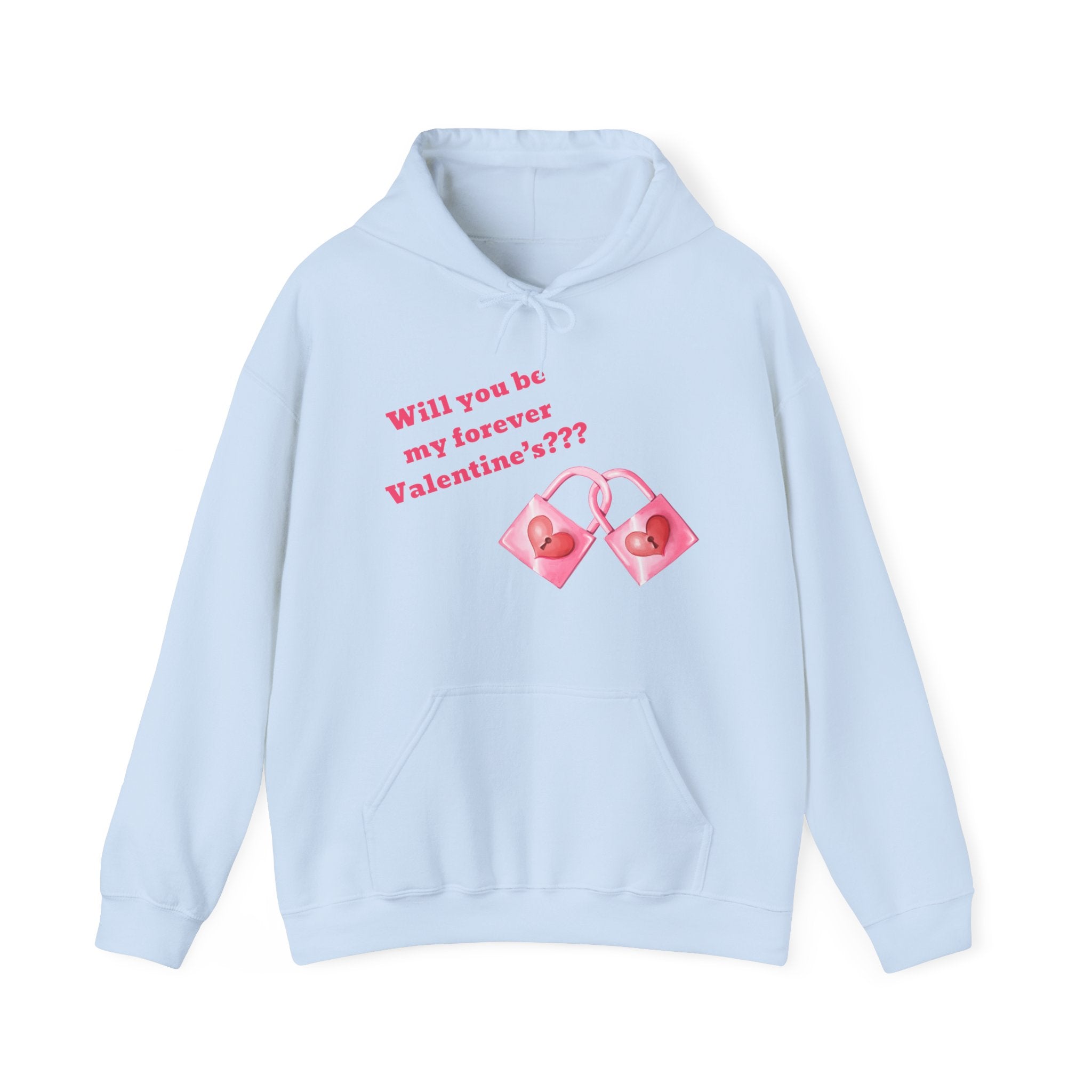 Will You Be My Forever Valentine?? Unisex Heavy Blend™ Hooded Sweatshirt