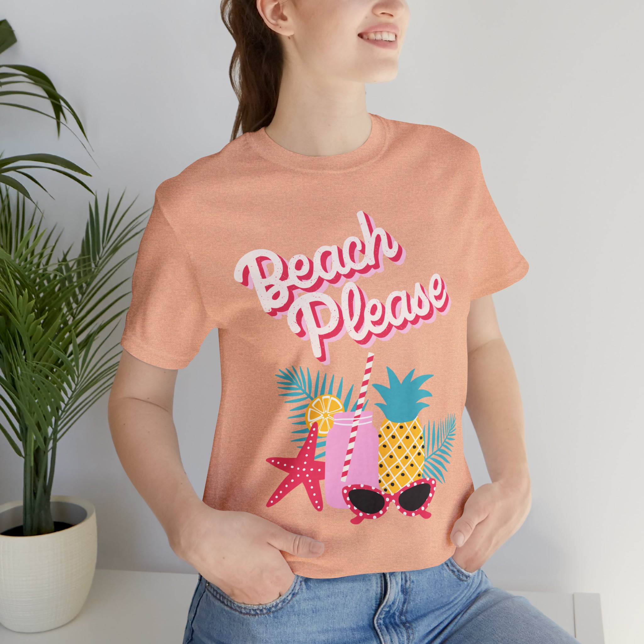 Beach Please Unisex Jersey Short Sleeve Tee
