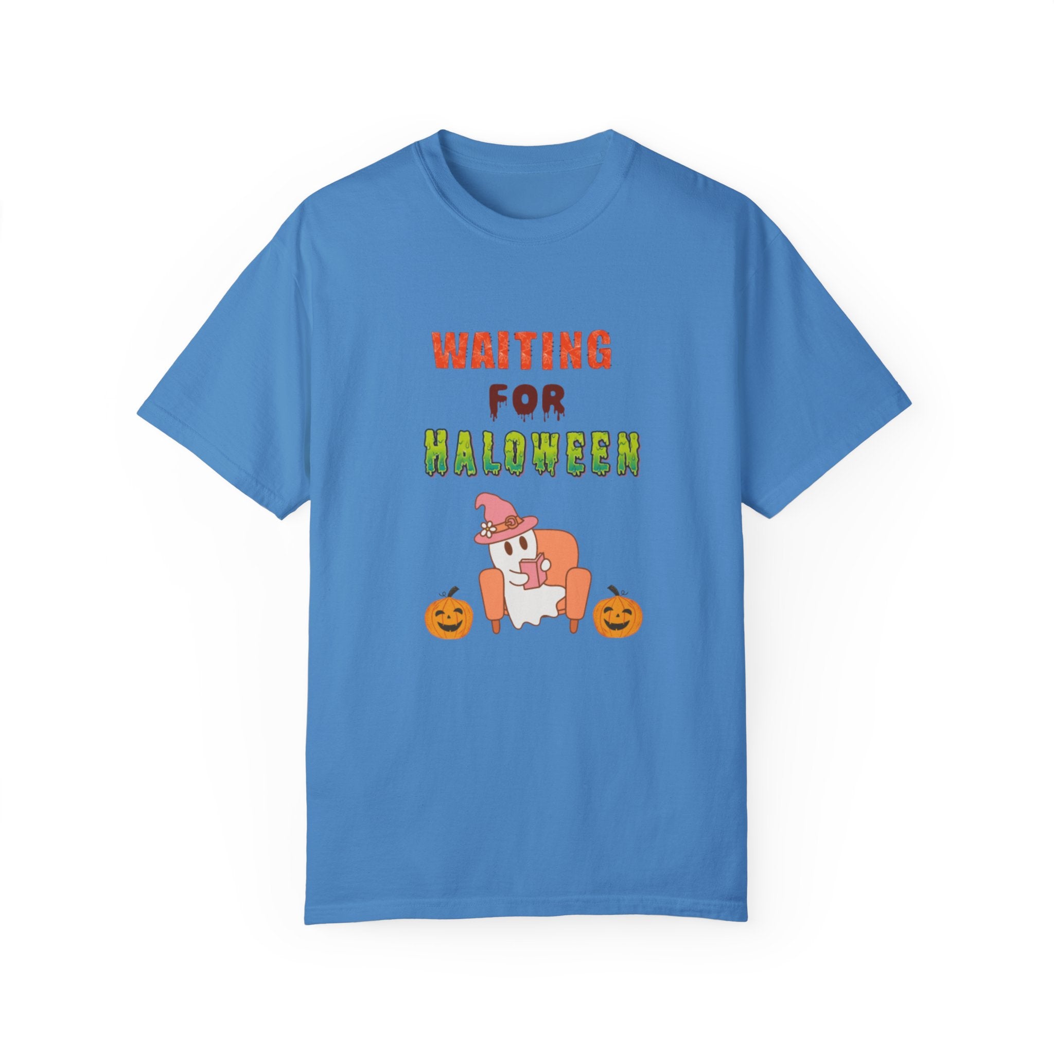 Waiting For Halloween Unisex Garment-Dyed T-shirt