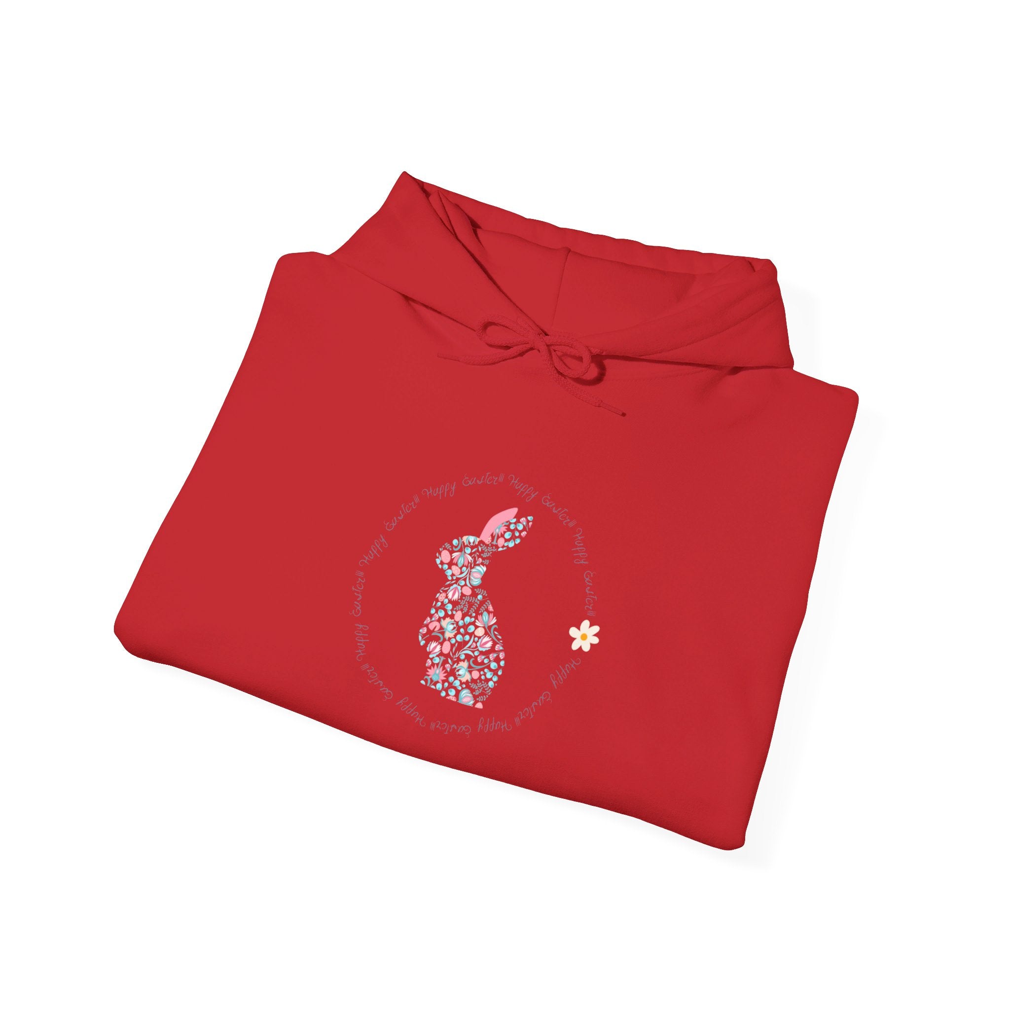 Happy Easter Rabbit Day Unisex Heavy Blend™ Hooded Sweatshirt