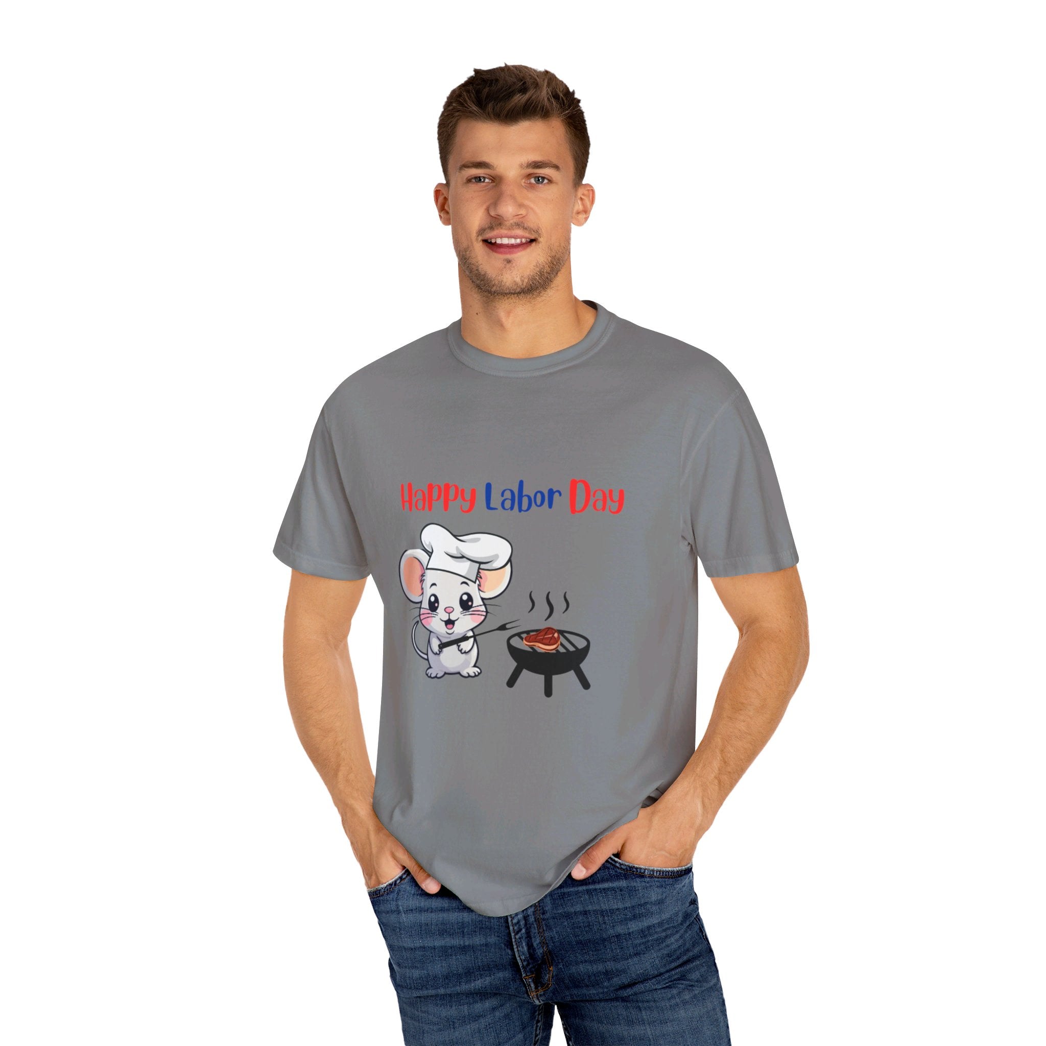 Labor Day Cookout Unisex Garment-Dyed T-shirt