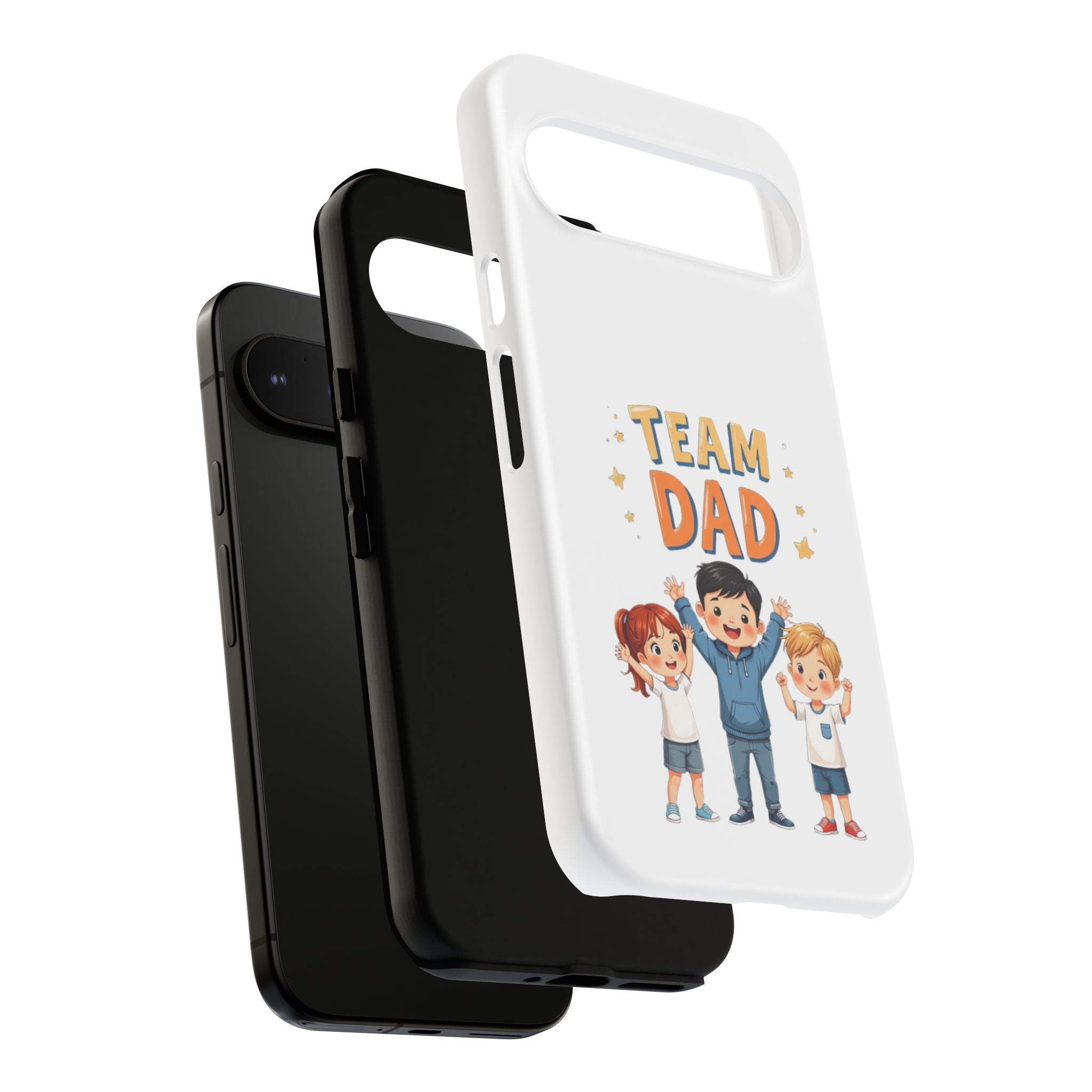 Team Dad Phone Case, Fun Gift for Fathers, Durable Phone Protector, Cute Dad Team Merchandise, Father's Day Special