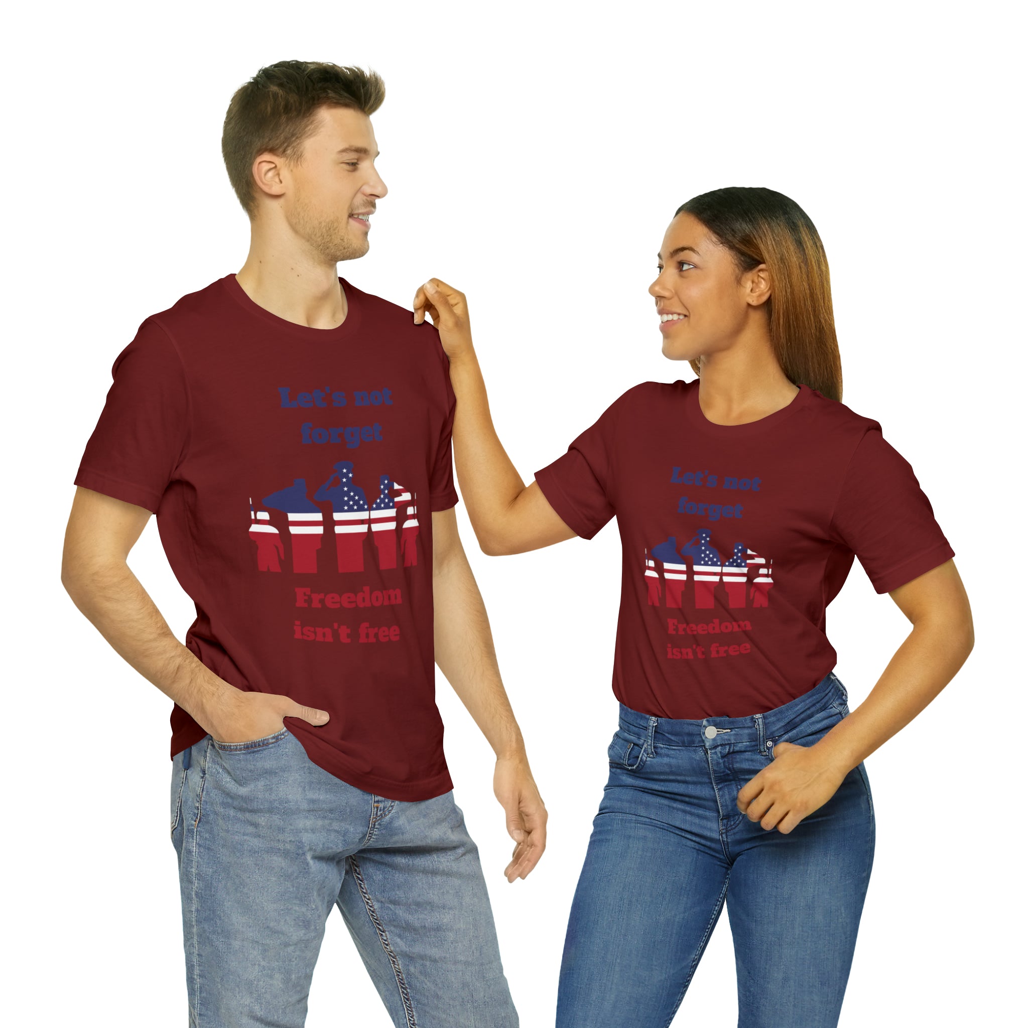 Memorial Day Freedom Is Not Free Unisex Jersey Short Sleeve Tee