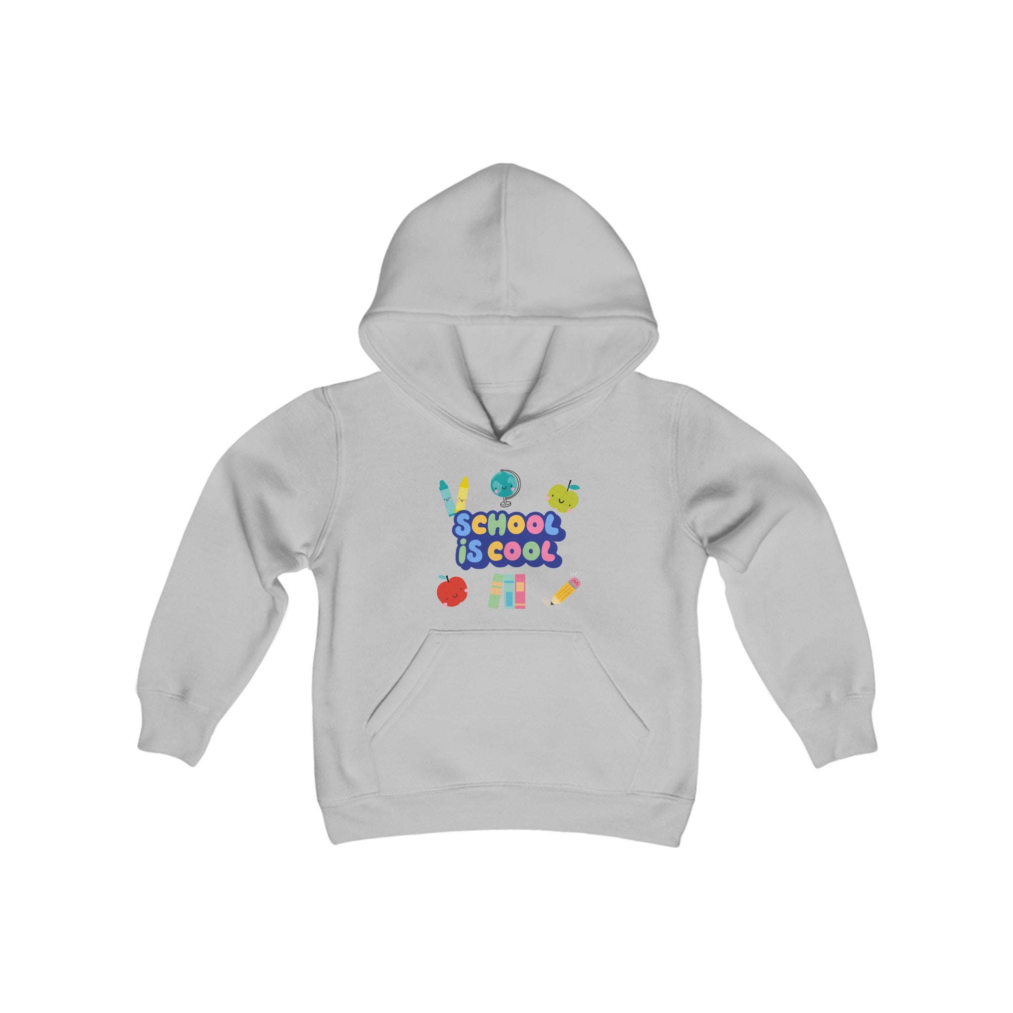 School Is Cool Youth Heavy Blend Hooded Sweatshirt