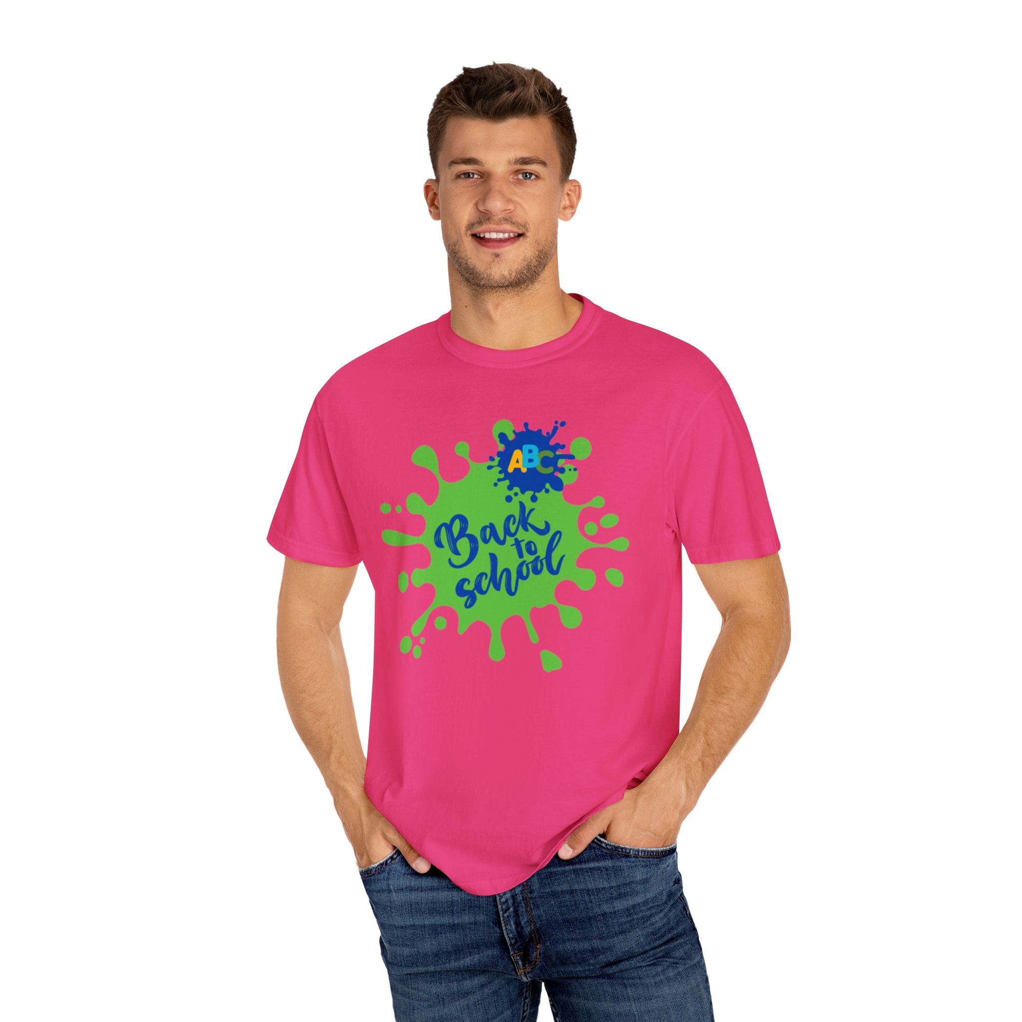 ABC Back To School Unisex Garment-Dyed T-shirt