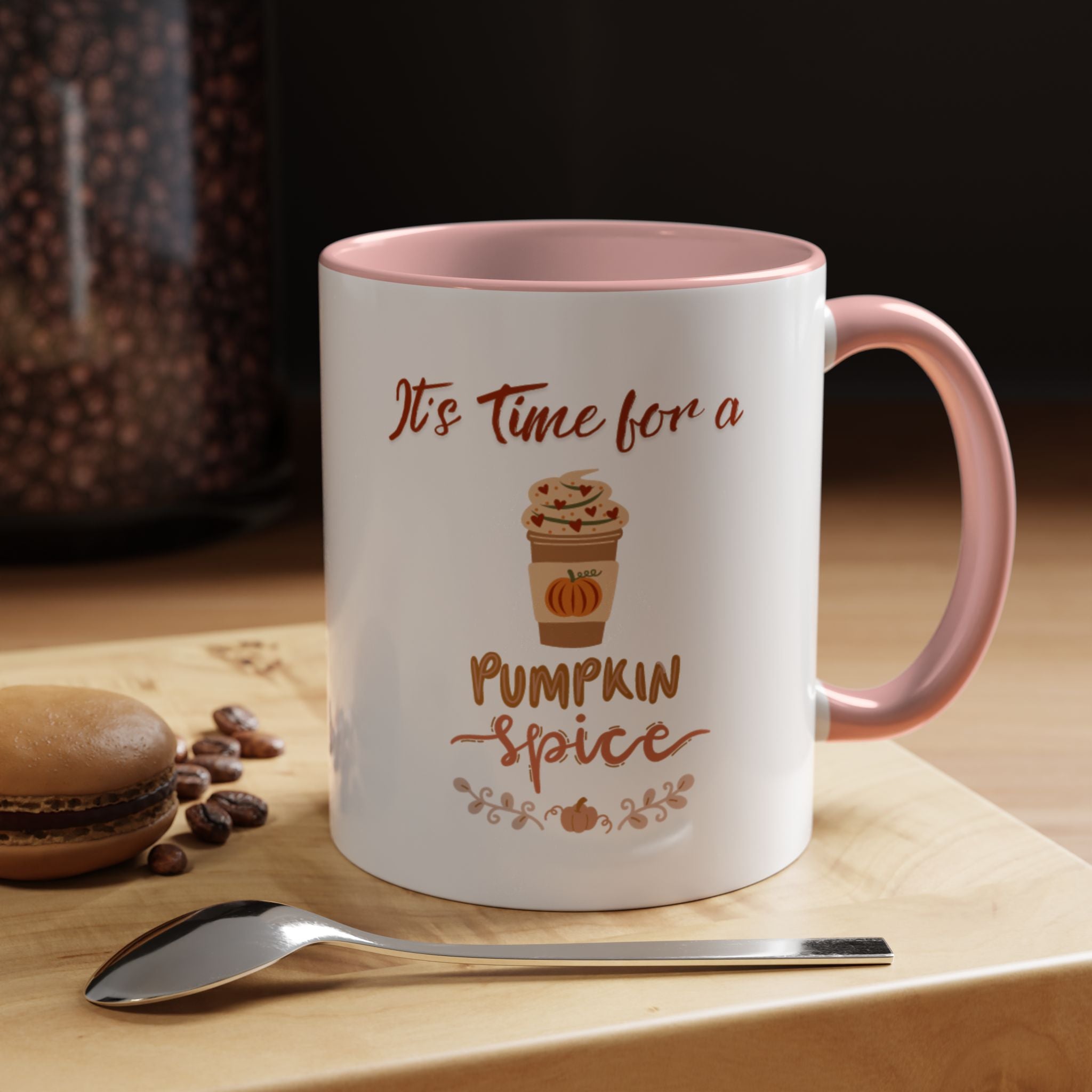 It's Time For A Pumpkin Spice Accent Coffee Mug (11, 15oz)