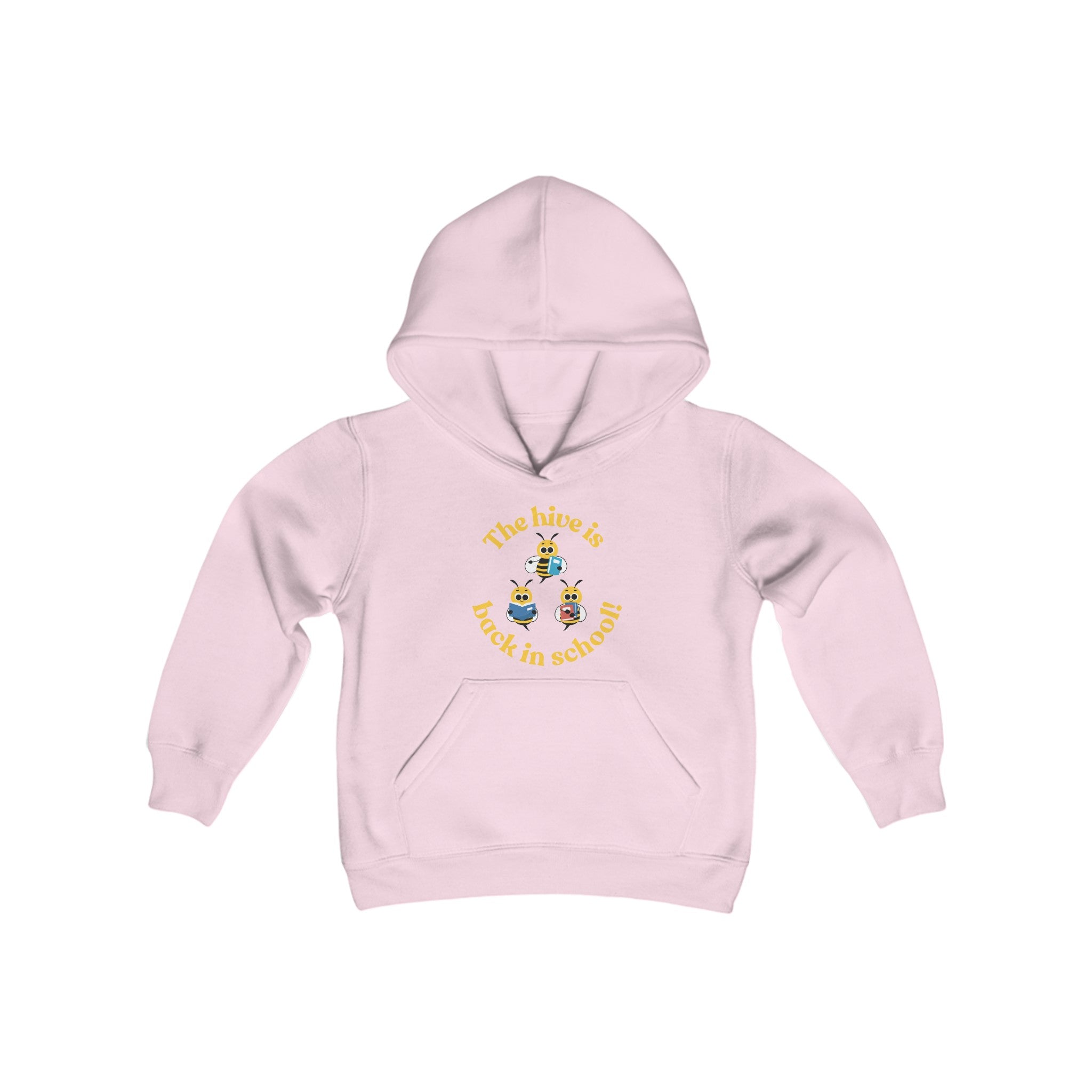 The Hive Is Back In School Youth Heavy Blend Hooded Sweatshirt