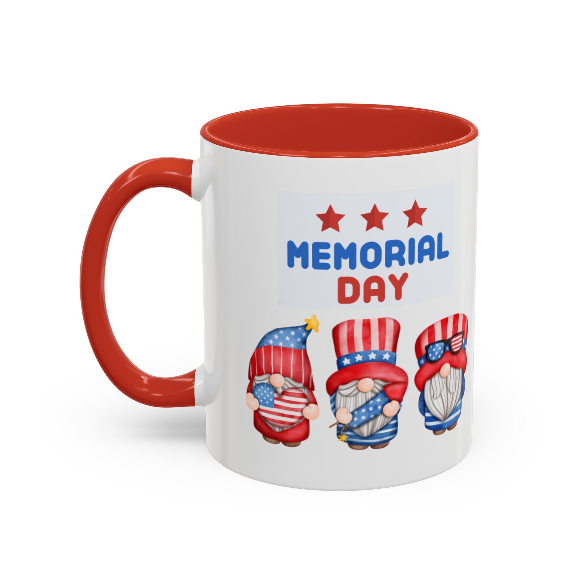 Happy Tribute Day Gnome Accent Coffee Mug (11, 15oz)