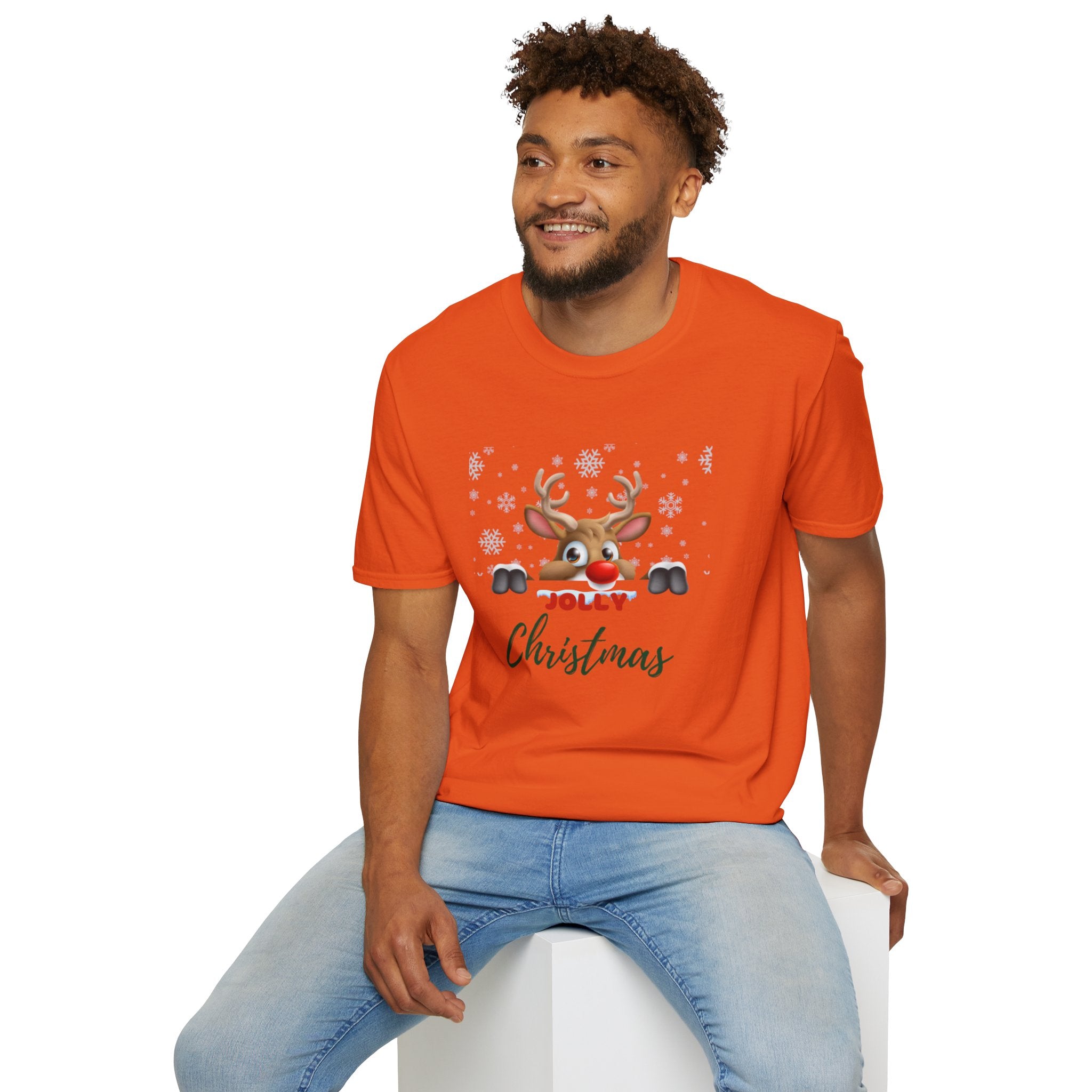 Jolly Christmas Unisex Softstyle T-Shirt