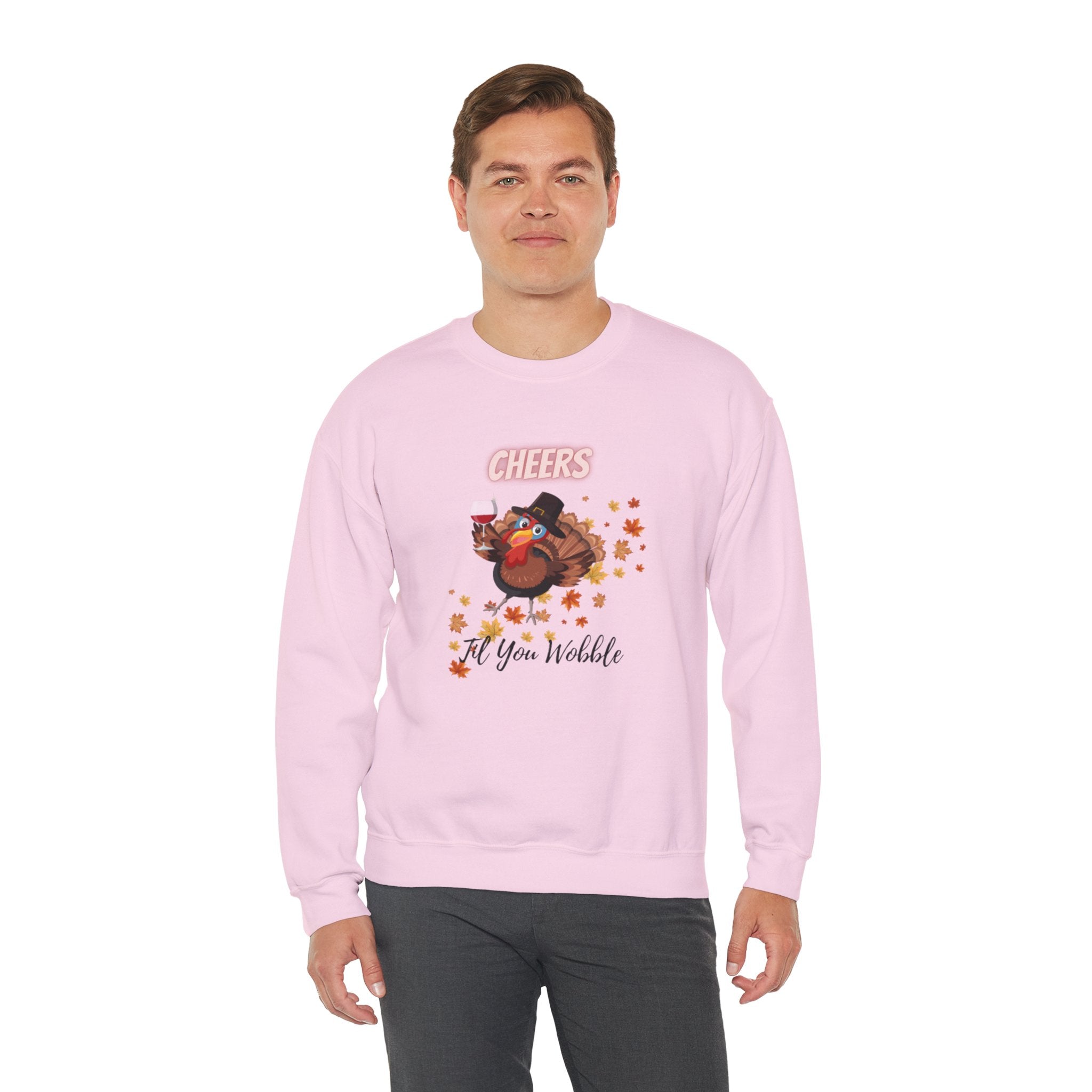 Cheers Til You Wobble Unisex Heavy Blend™ Crewneck Sweatshirt