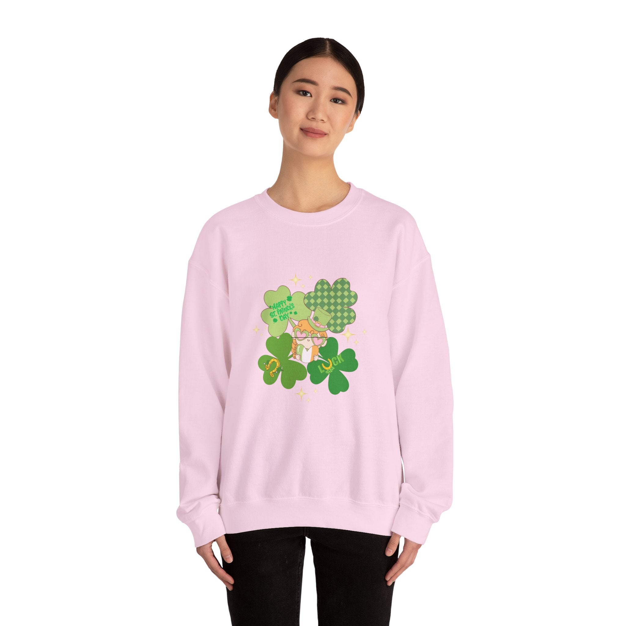 Retro St. Paddy's Day Unisex Heavy Blend™ Crewneck Sweatshirt