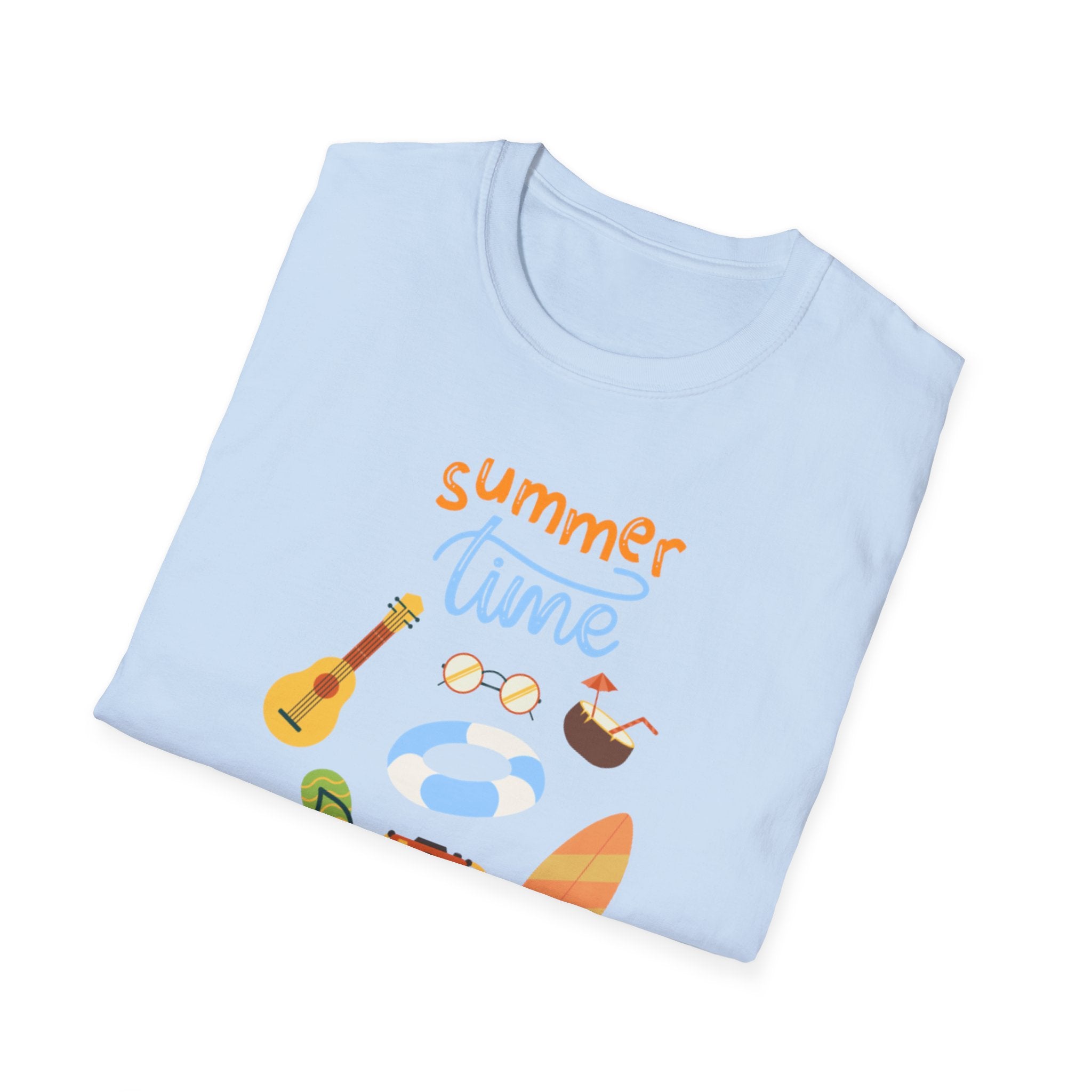 Summertime Fun Unisex Softstyle T-Shirt