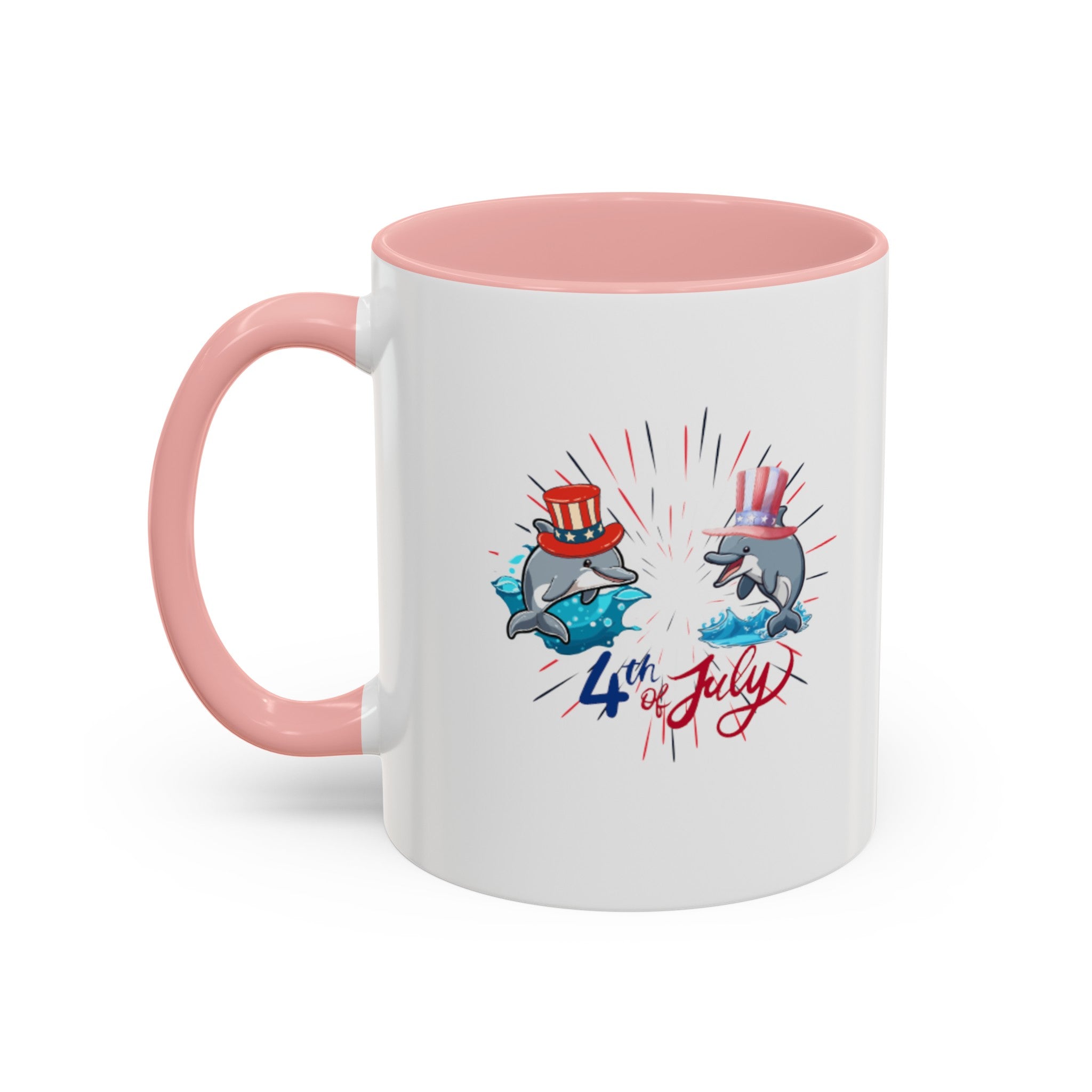 Splash 4th Of July Accent Coffee Mug (11, 15oz)