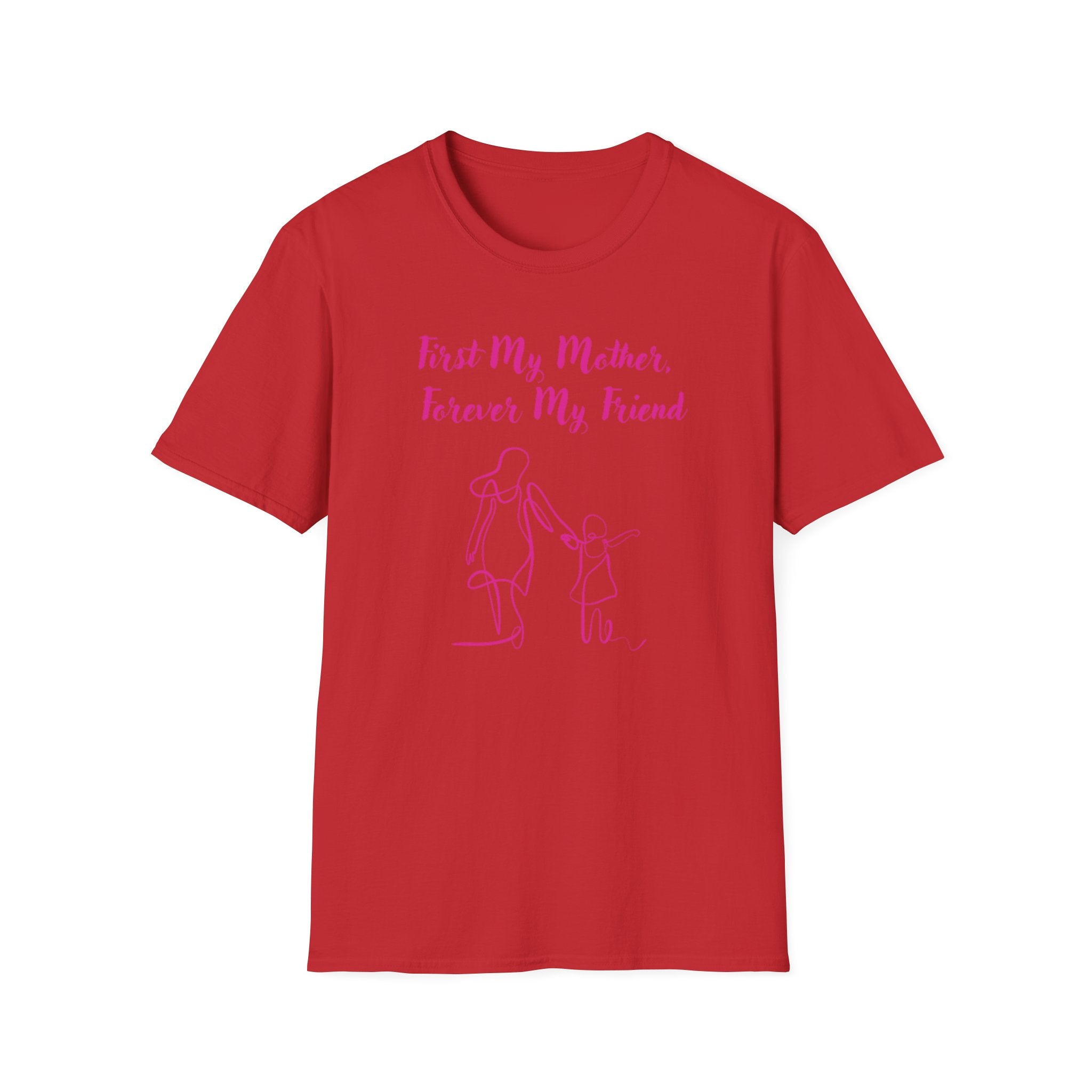 First My Mother Forever My Friend Unisex Softstyle T-Shirt