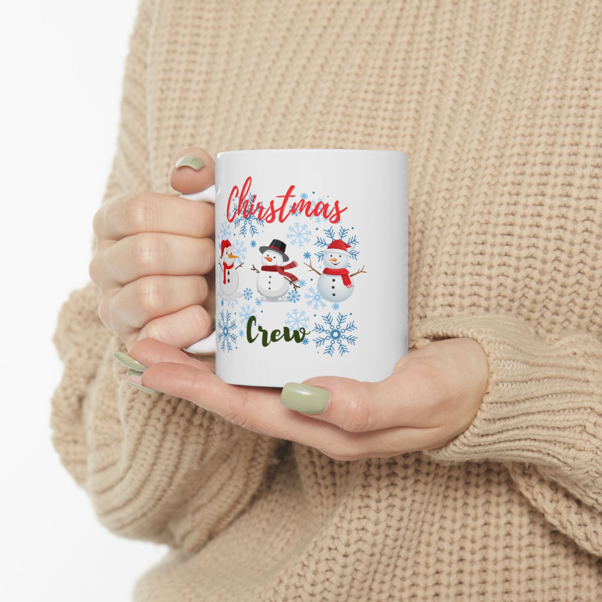 Christmas Crew Ceramic Mug, (11oz, 15oz)