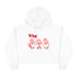 Love Gnome Day Crop Hoodie