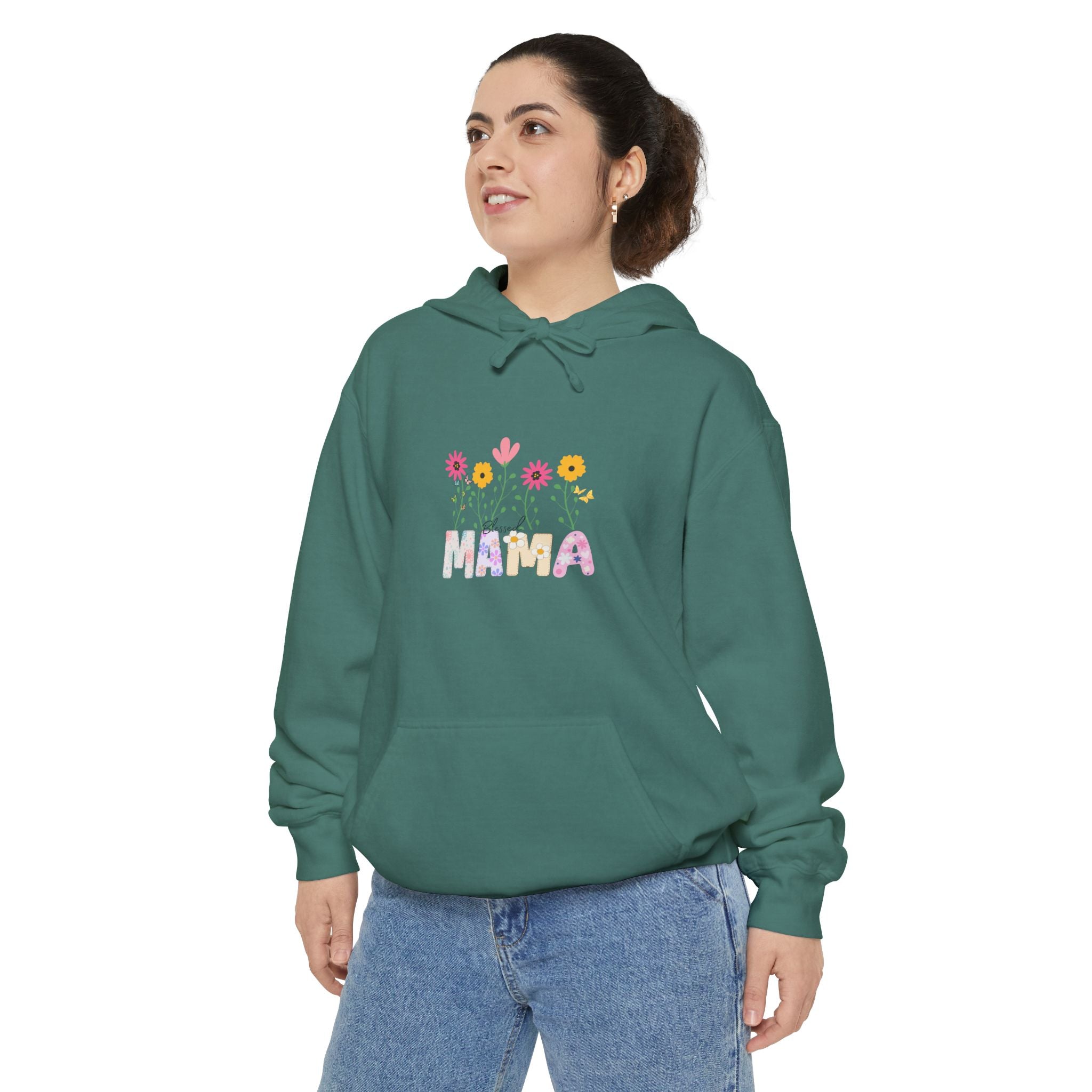 Blessed Mama Unisex Garment-Dyed Pullover
