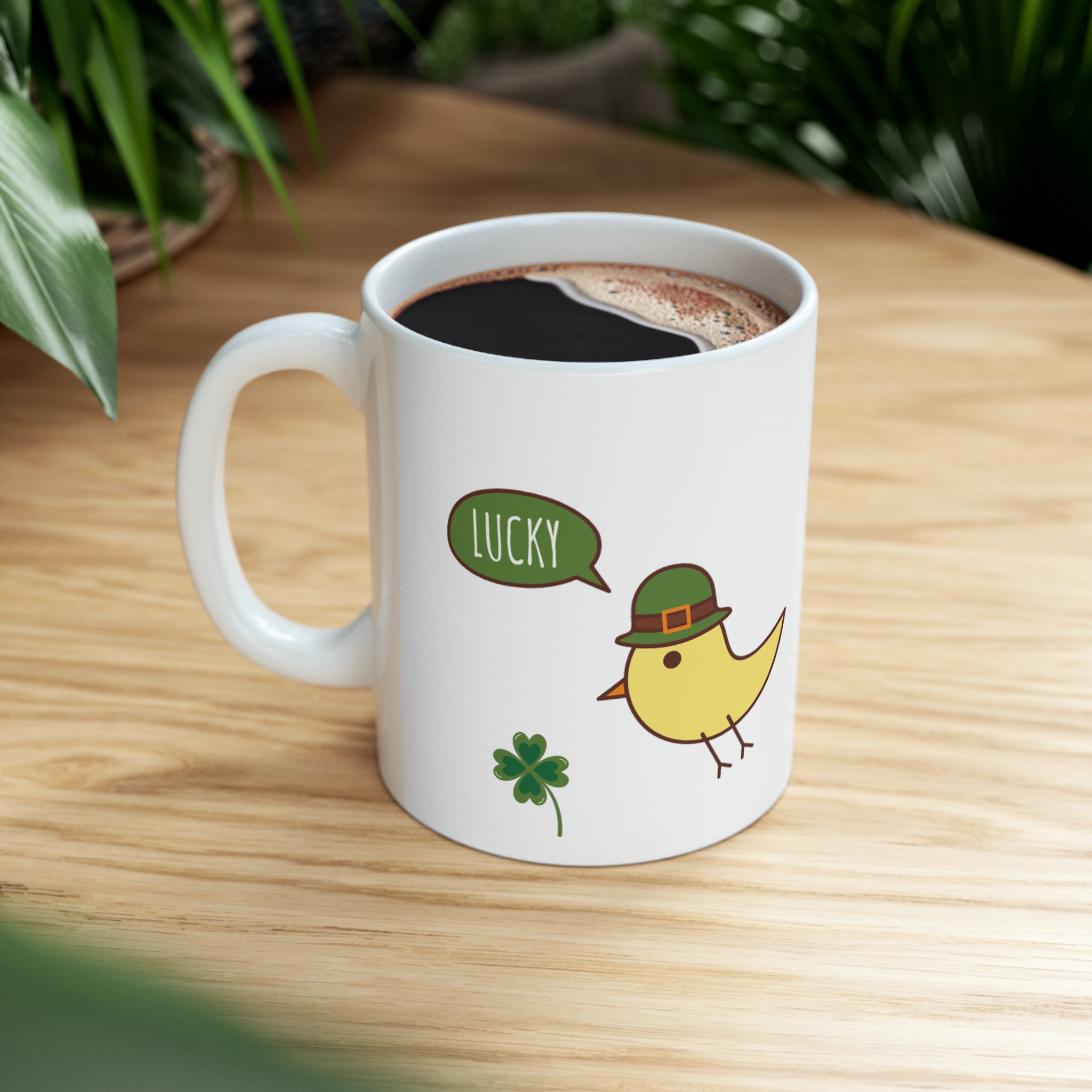 Feeling Lucky Ceramic Mug, 11oz