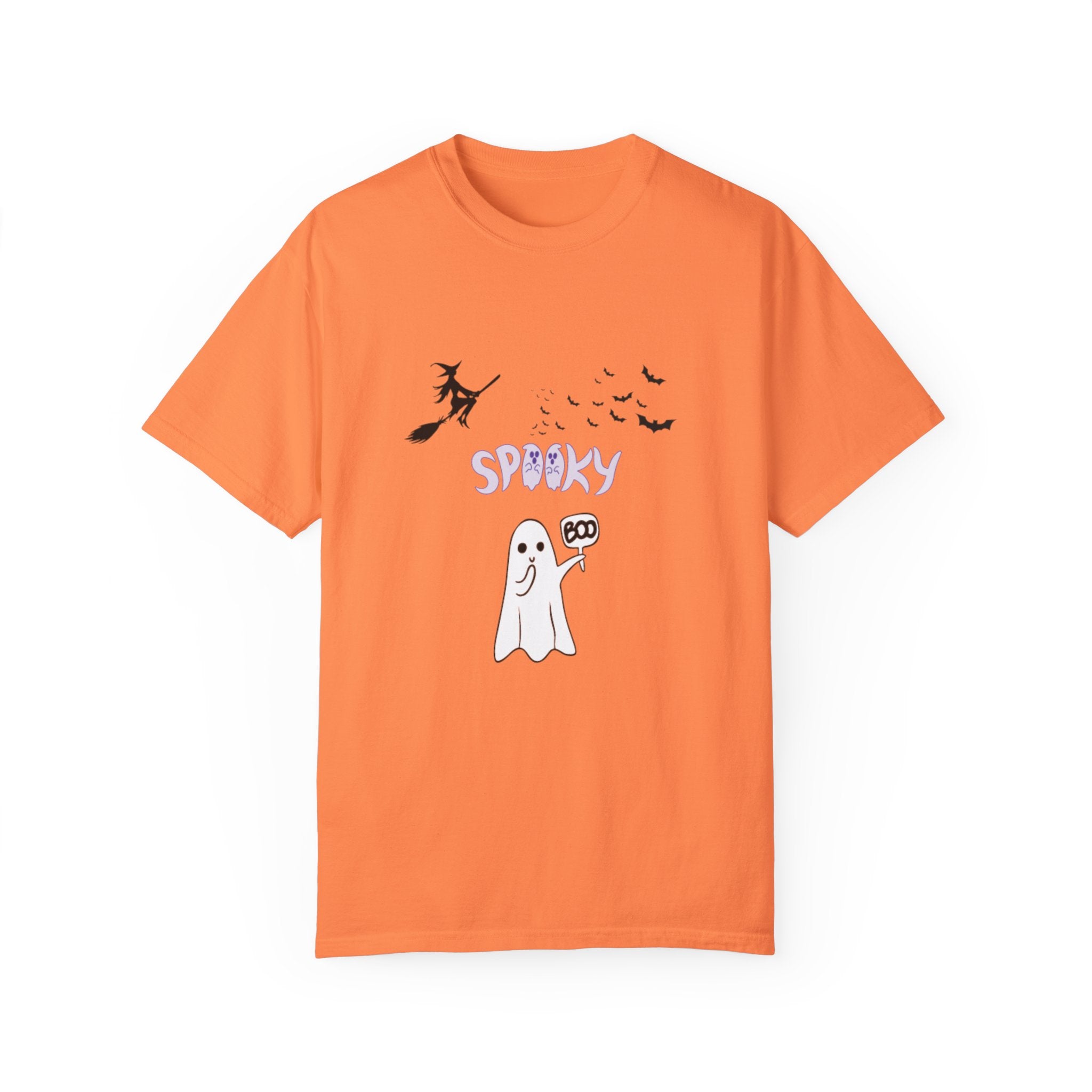 Spooky Boo Unisex Garment-Dyed T-shirt