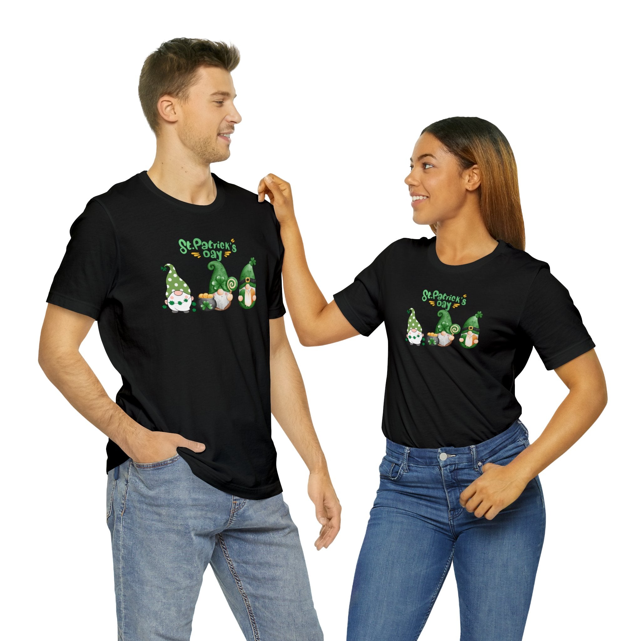 St. Patty's Day Gnome Unisex Jersey Short Sleeve Tee