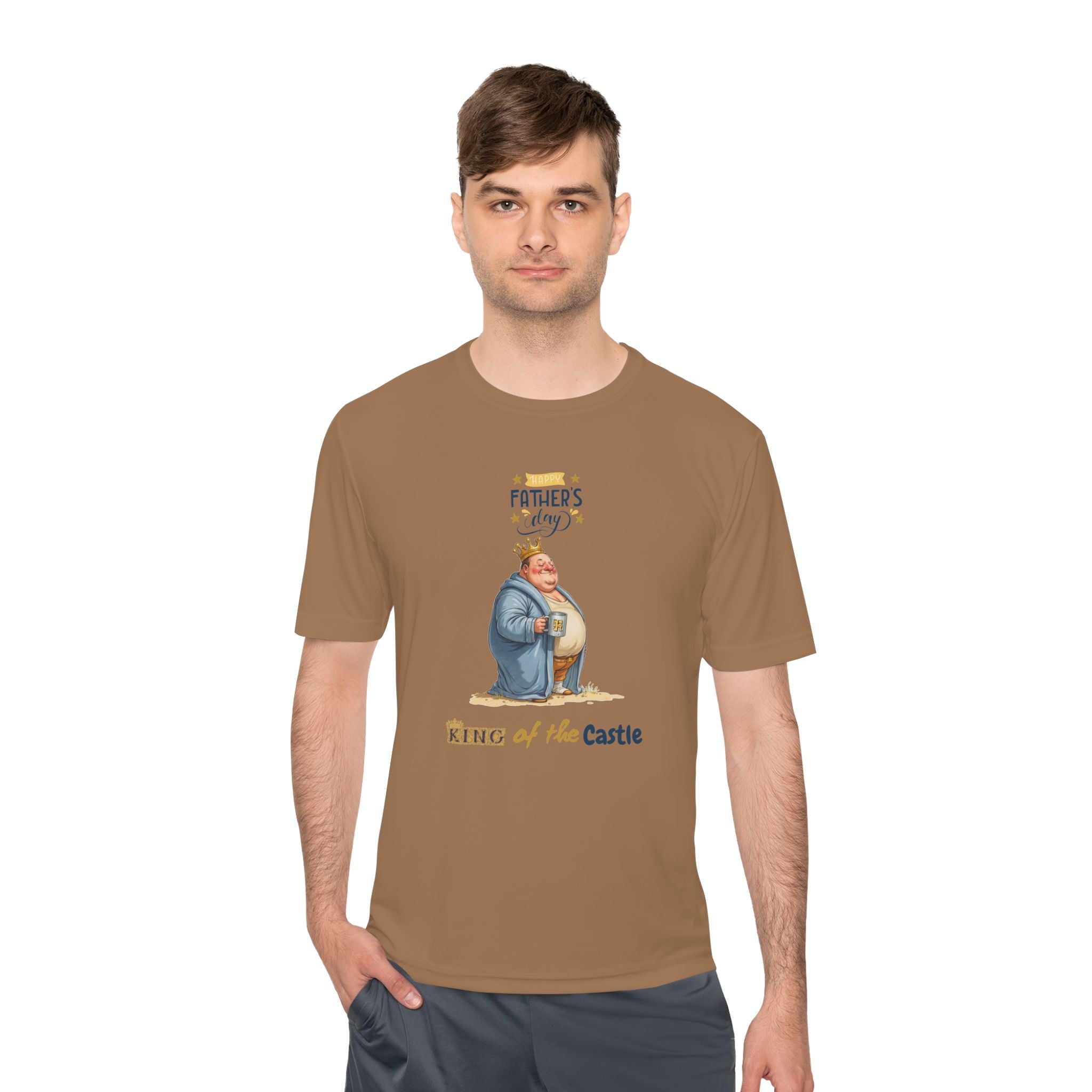 Father's Day King of the Castle  Unisex Moisture Wicking Tee