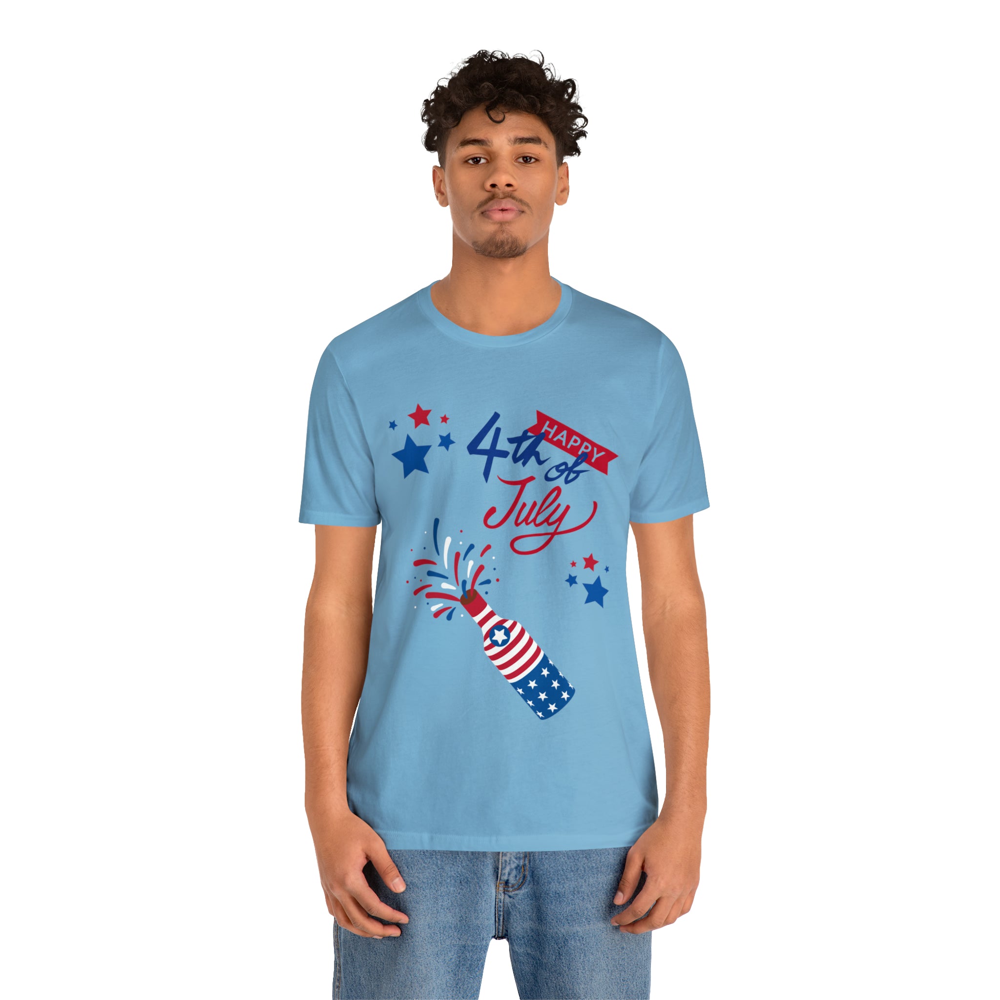 Happy 4th Of July Celebration Unisex Jersey Short Sleeve Tee