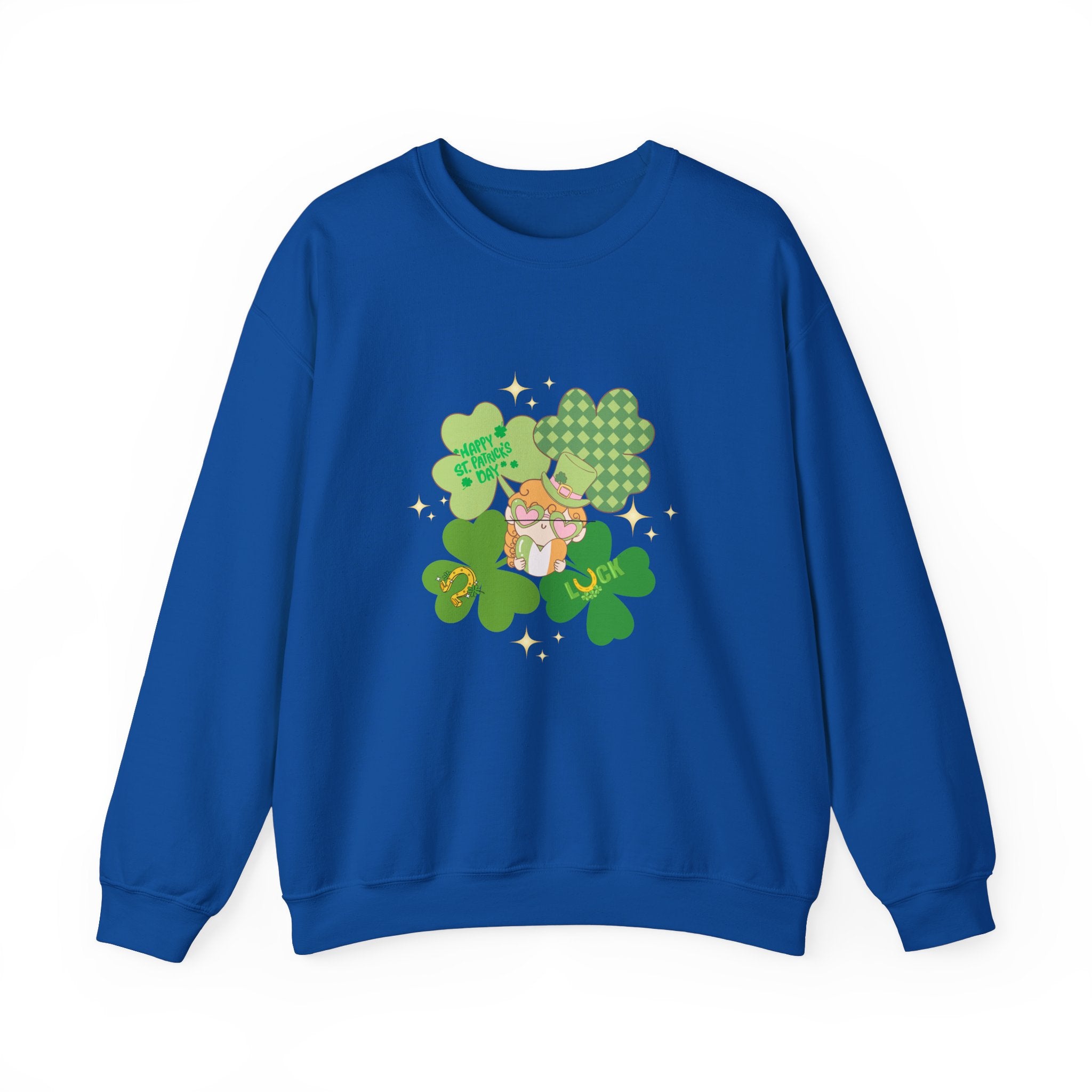Retro St. Paddy's Day Unisex Heavy Blend™ Crewneck Sweatshirt