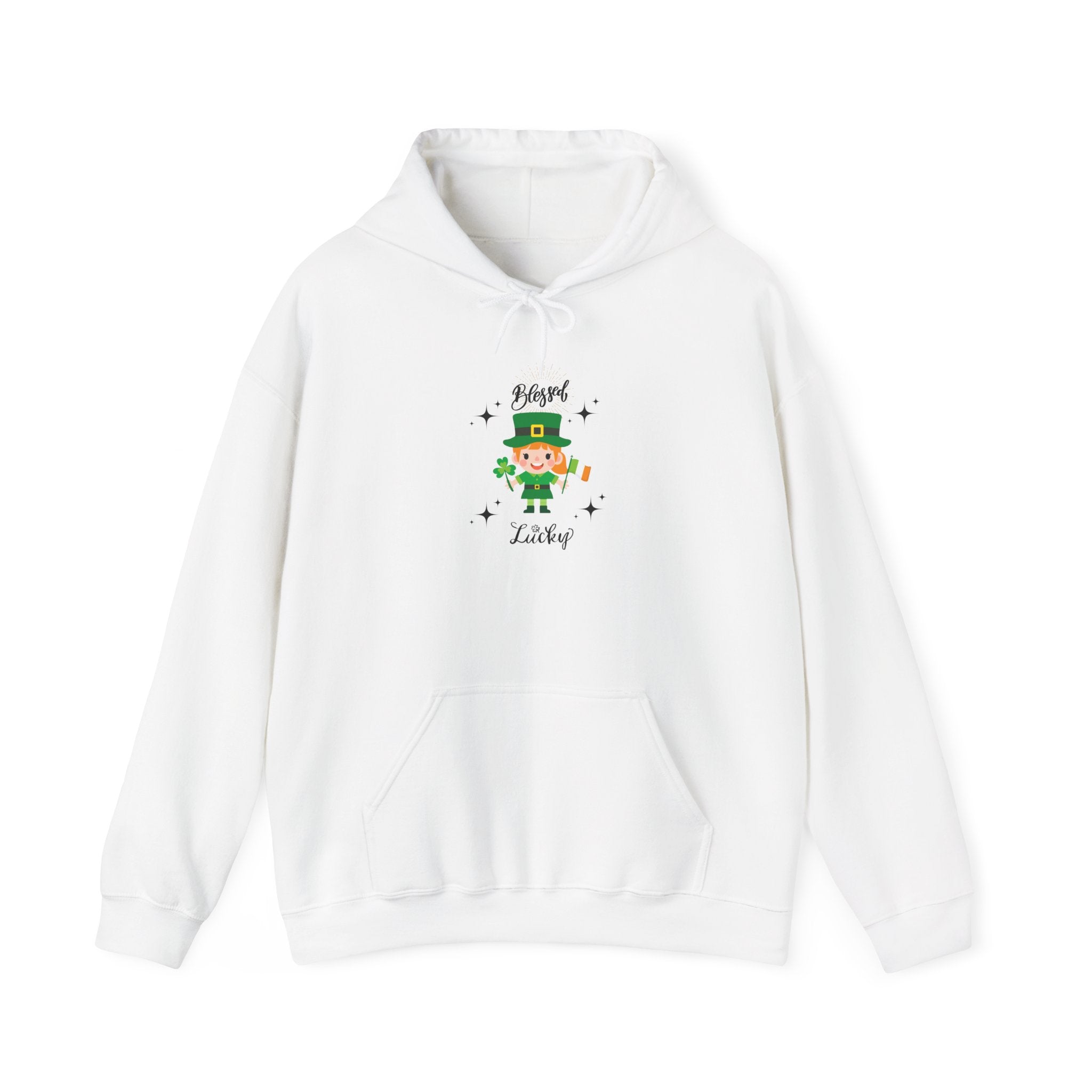 Blessed & Lucky Lucky  Unisex Hoodie - St. Patrick's Day Sweatshirt