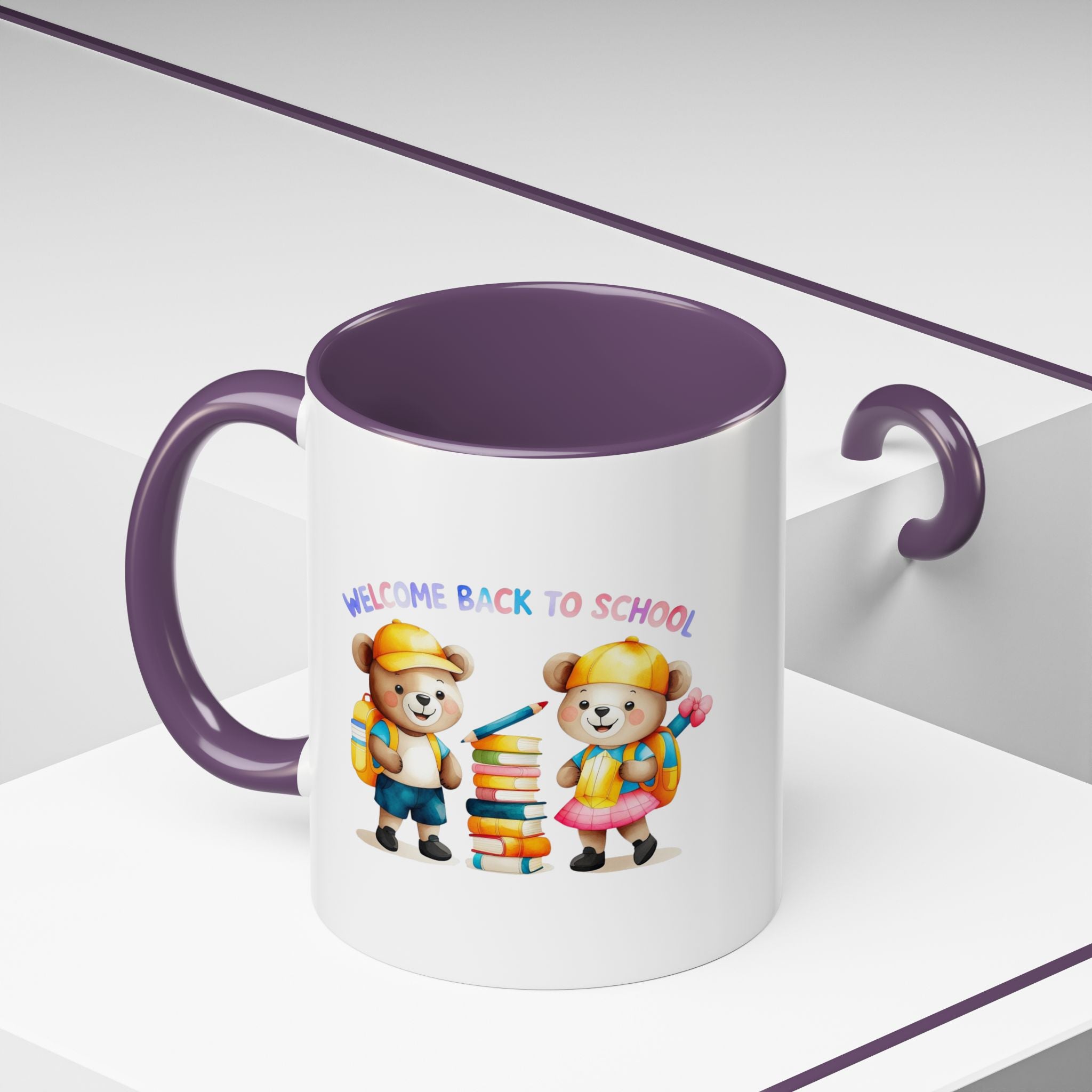 Welcome Back to School Bear Coffee Mug - 11oz, 15oz