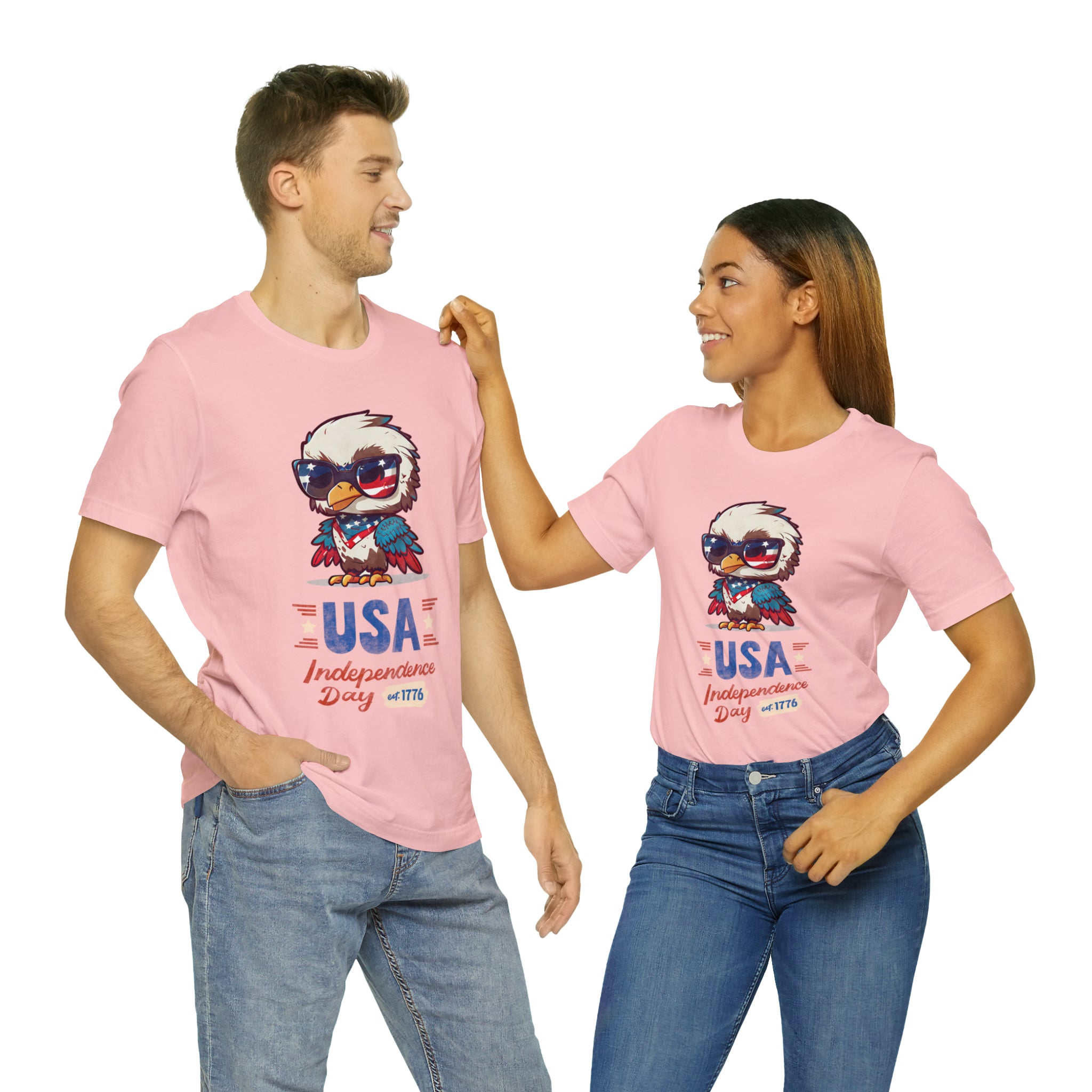 USA Independence Day Unisex Jersey Short Sleeve Tee