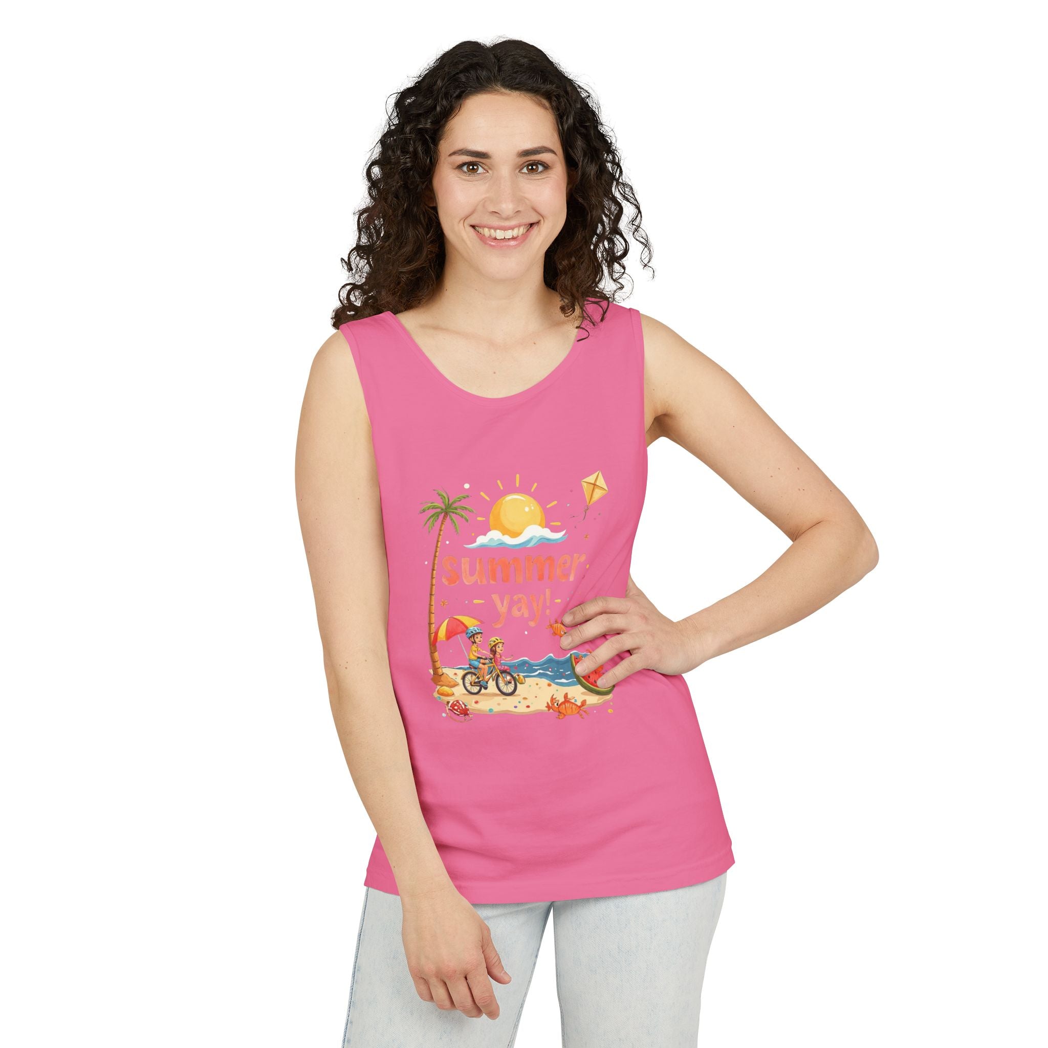 Summer Yay! Unisex Tank Top