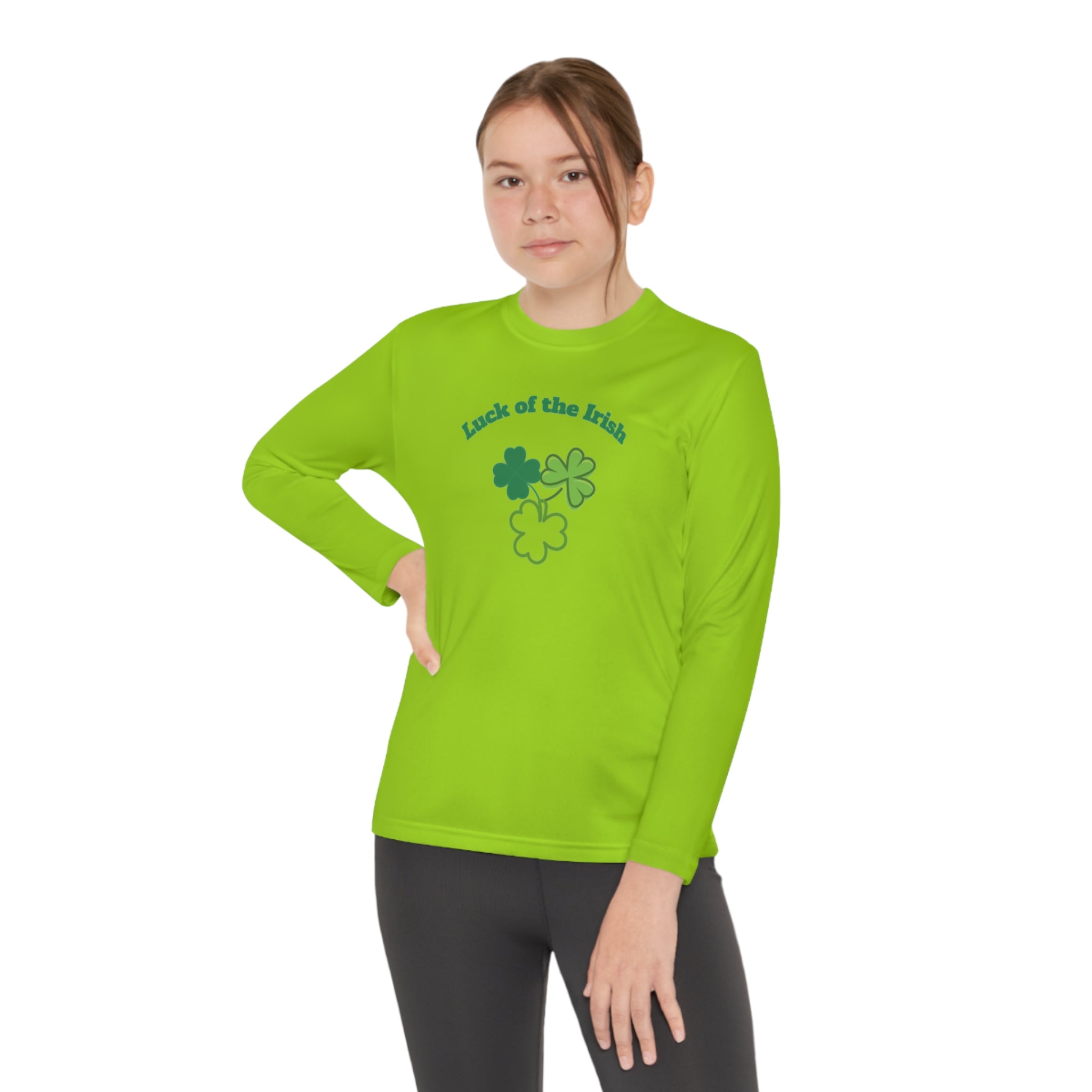 Luck Of The Irish Youth Long Sleeve Competitor Tee