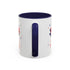 Wish U A Happy Labor Day Accent Coffee Mug (11, 15oz)