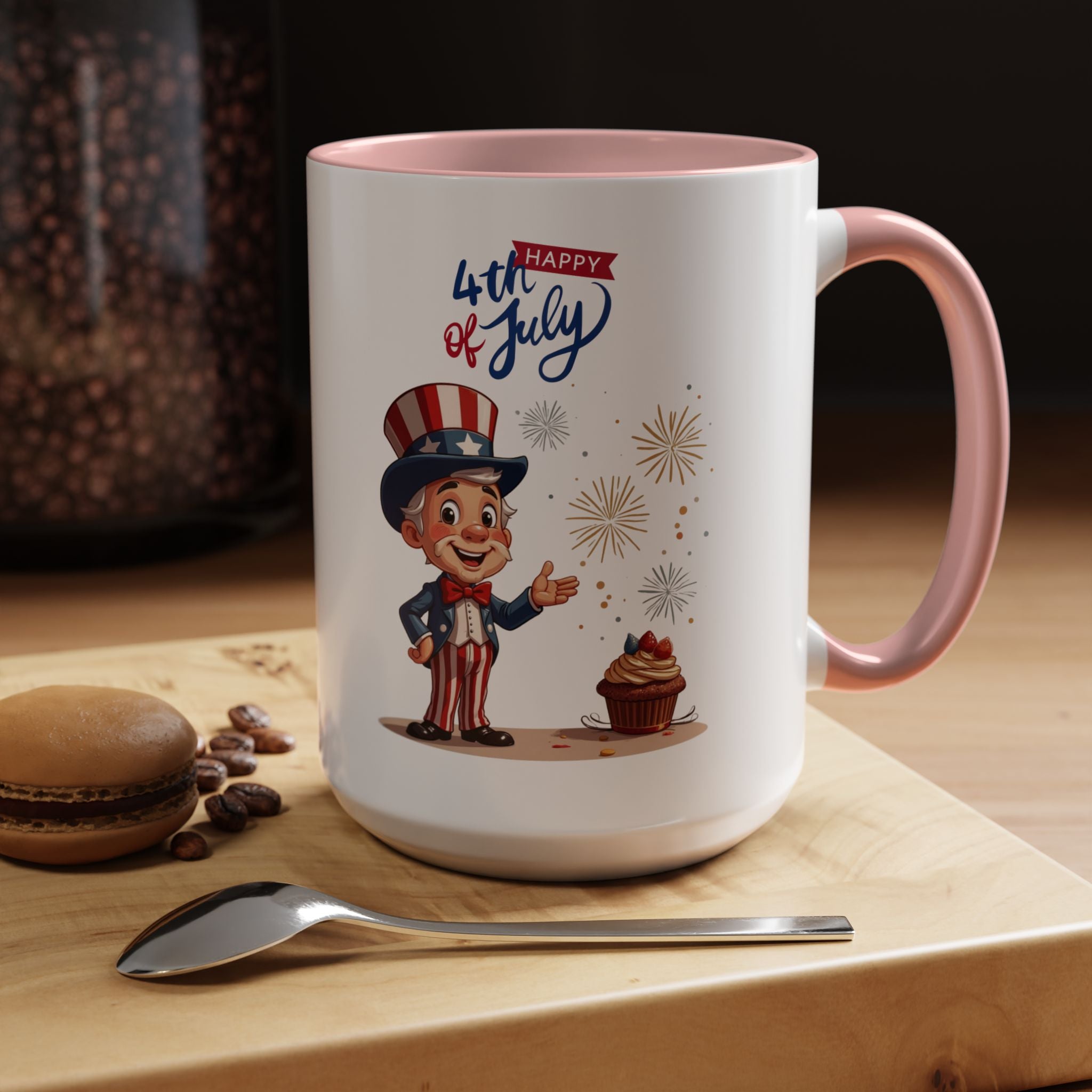 Uncle Sam Happy 4th of July Coffee Mug