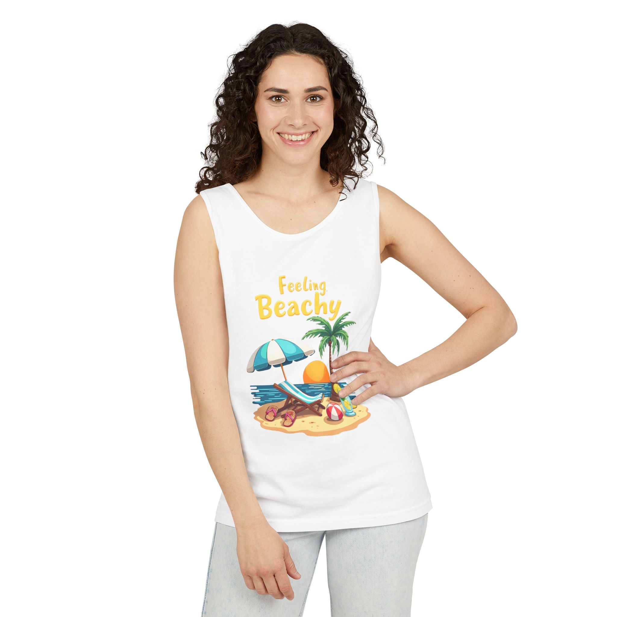 Feeling Beachy Unisex Tank Top