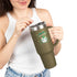 Kiss Me I'm Irish Cat Insulated Travel Mug - 40oz