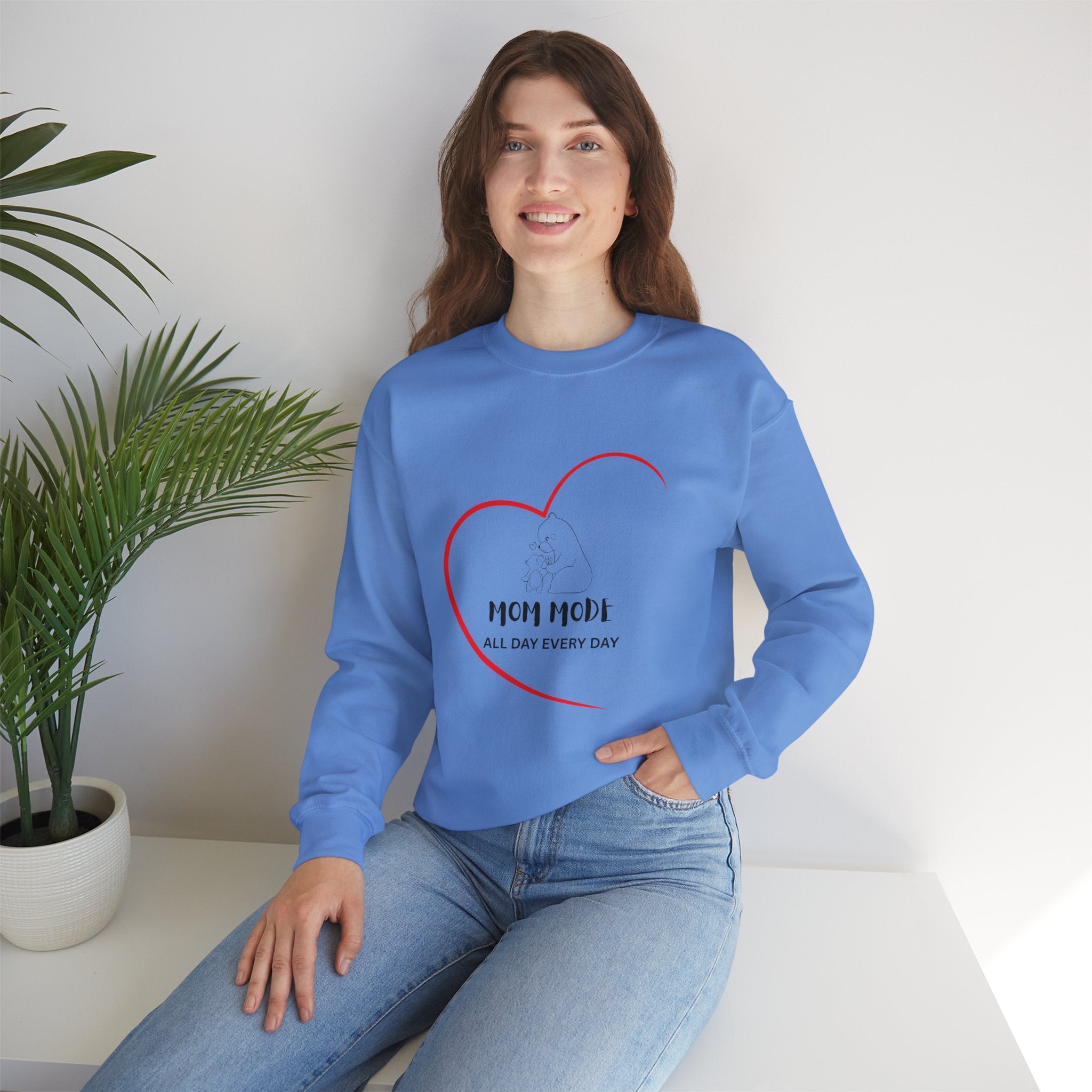 Mom Mode Crewneck Sweatshirt