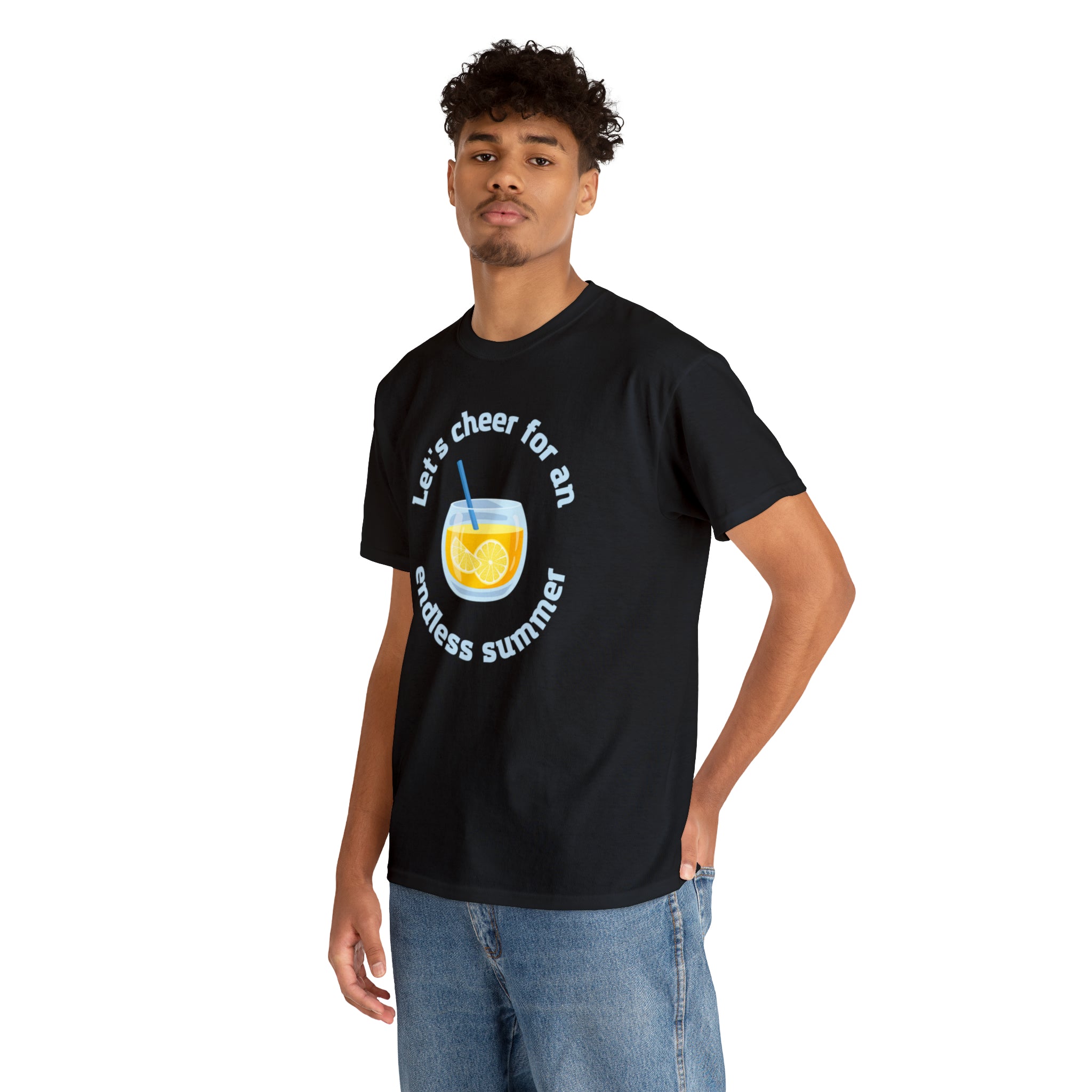 Let's Cheer For An Endless Summer Unisex Heavy Cotton Tee