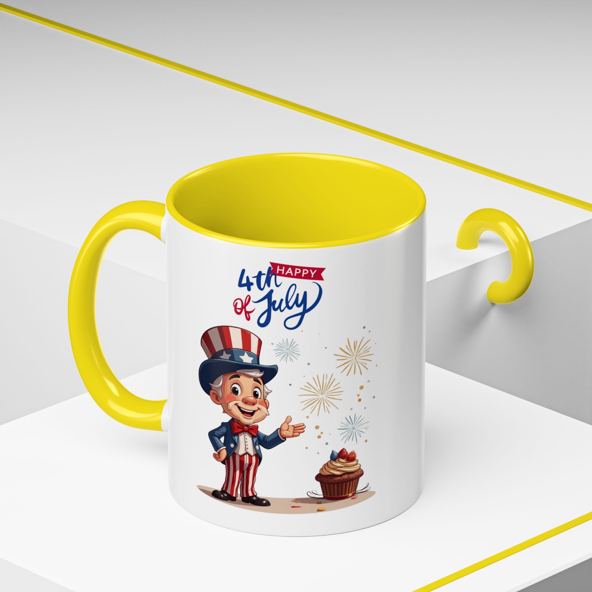 Uncle Sam Happy 4th of July Coffee Mug