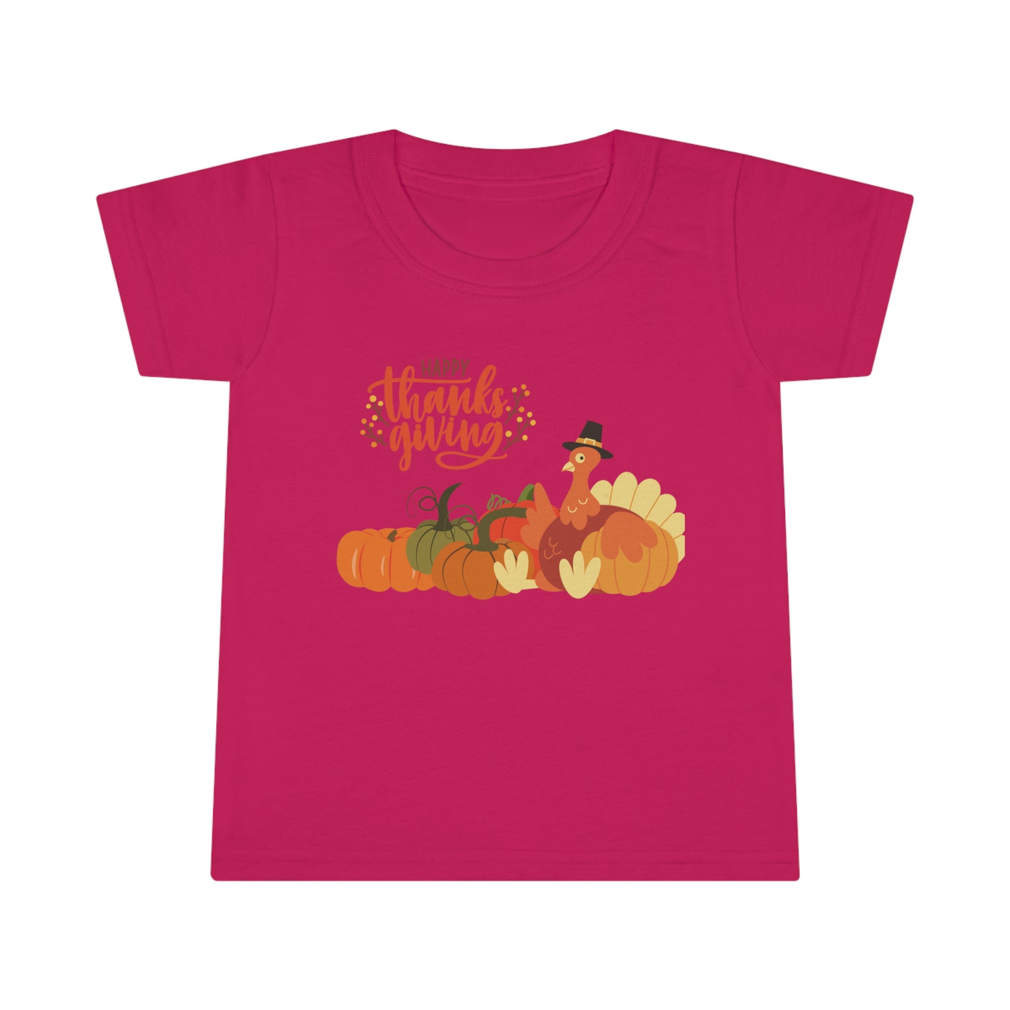 Happy Thanksgiving Turkey Toddler T-shirt