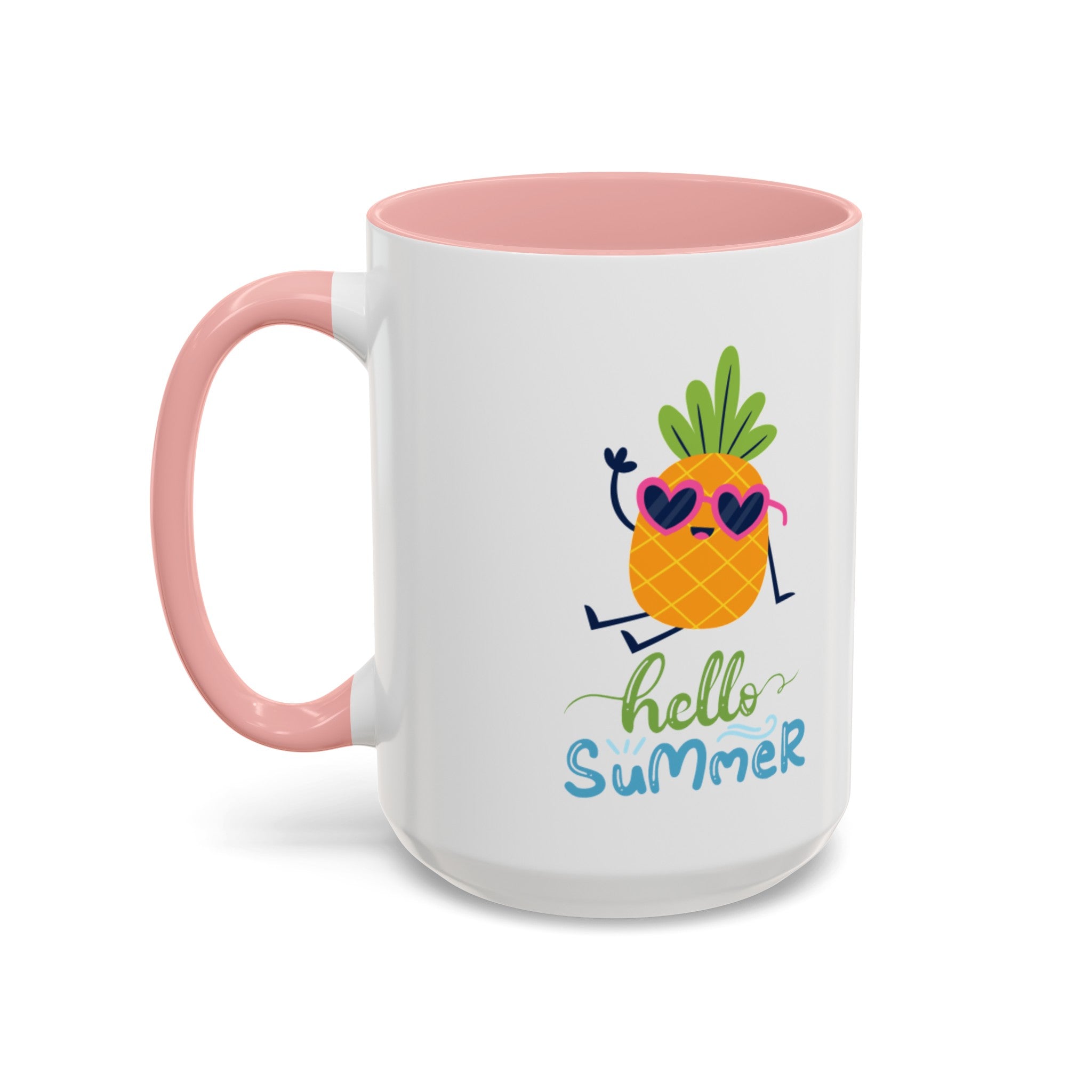 Hello Summer Fun Accent Coffee Mug (11, 15oz)