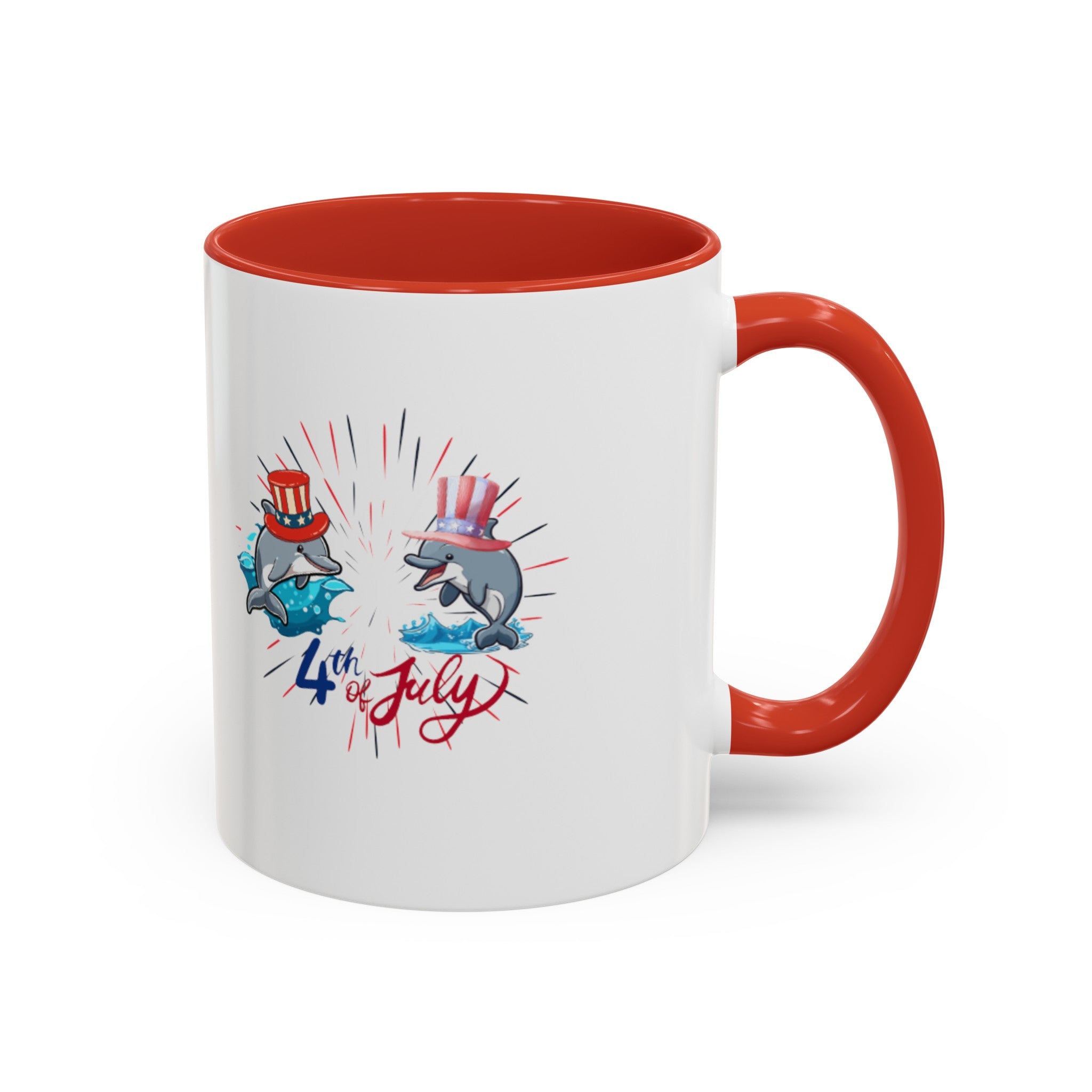 Splash 4th Of July Accent Coffee Mug (11, 15oz)