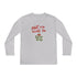 Meet Me Under The Mistletoe Youth Long Sleeve Competitor Tee