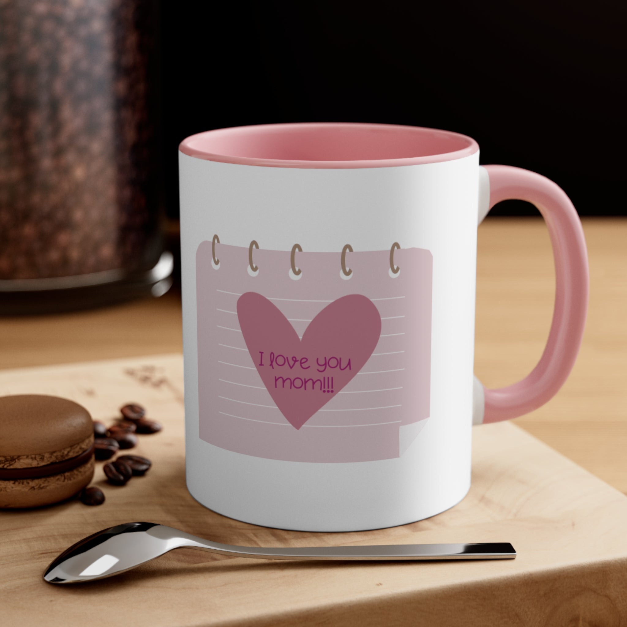 Happy Mom Day!! Accent Coffee Mug, 11oz