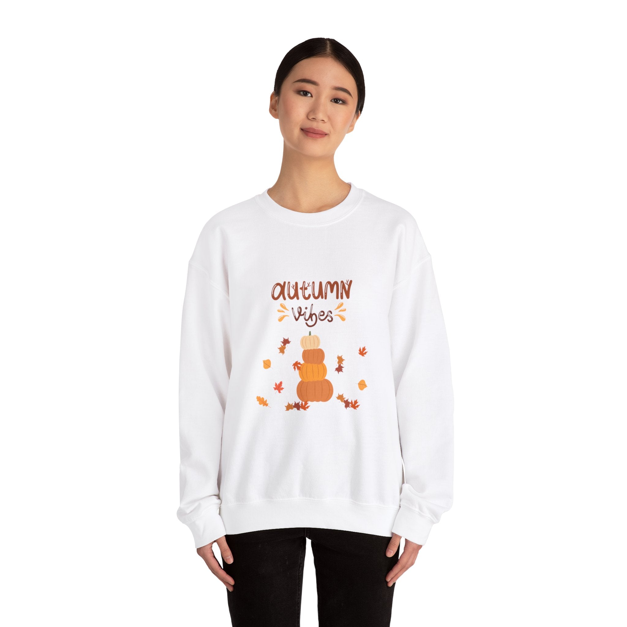 Autumn Vibes Unisex Heavy Blend™ Crewneck Sweatshirt